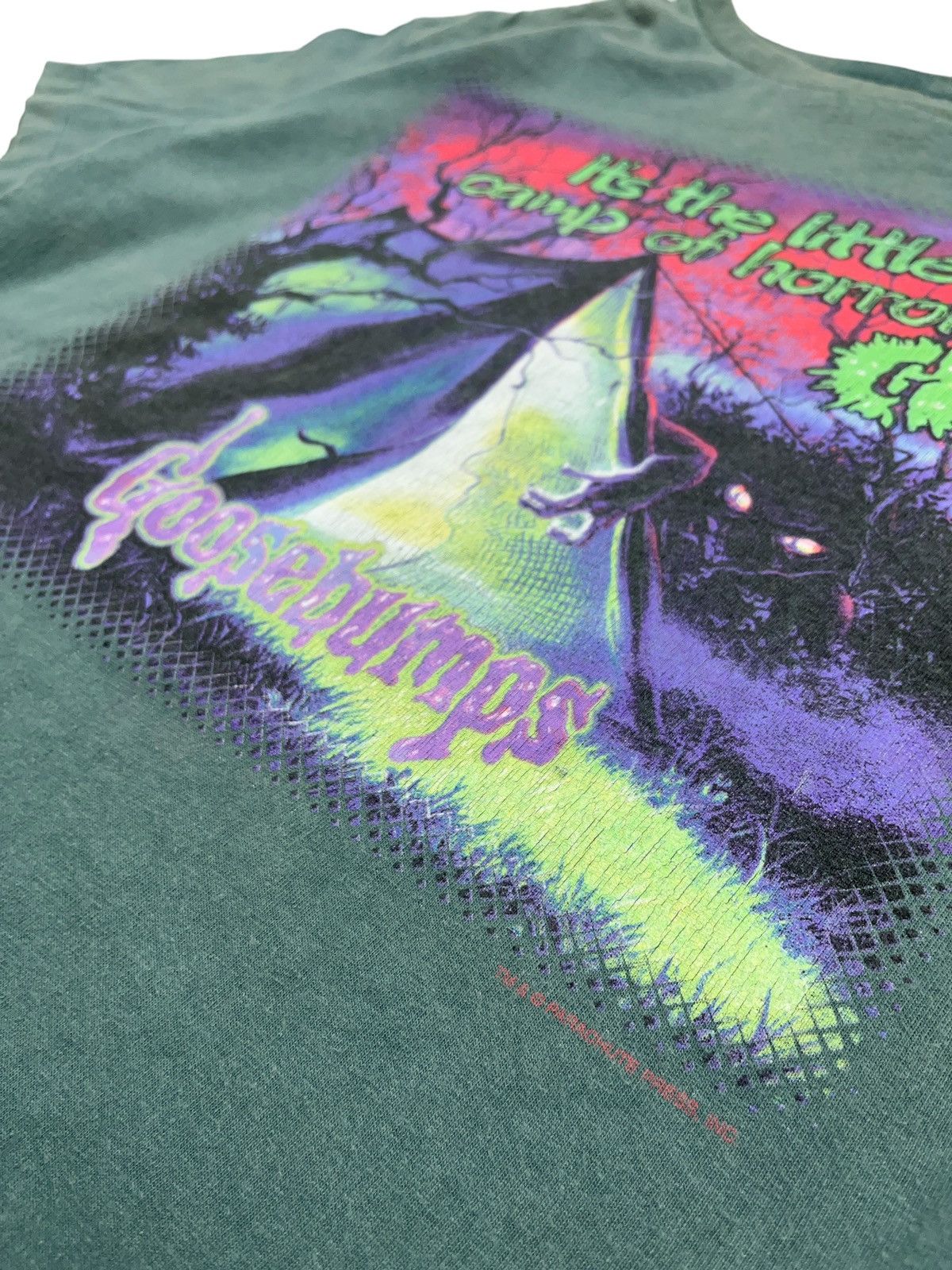 Expert Horror Vintage 90s Goosebumps It’s the little Camp of Horrors tee Size US S / EU 44-46 / 1 - 4 Thumbnail