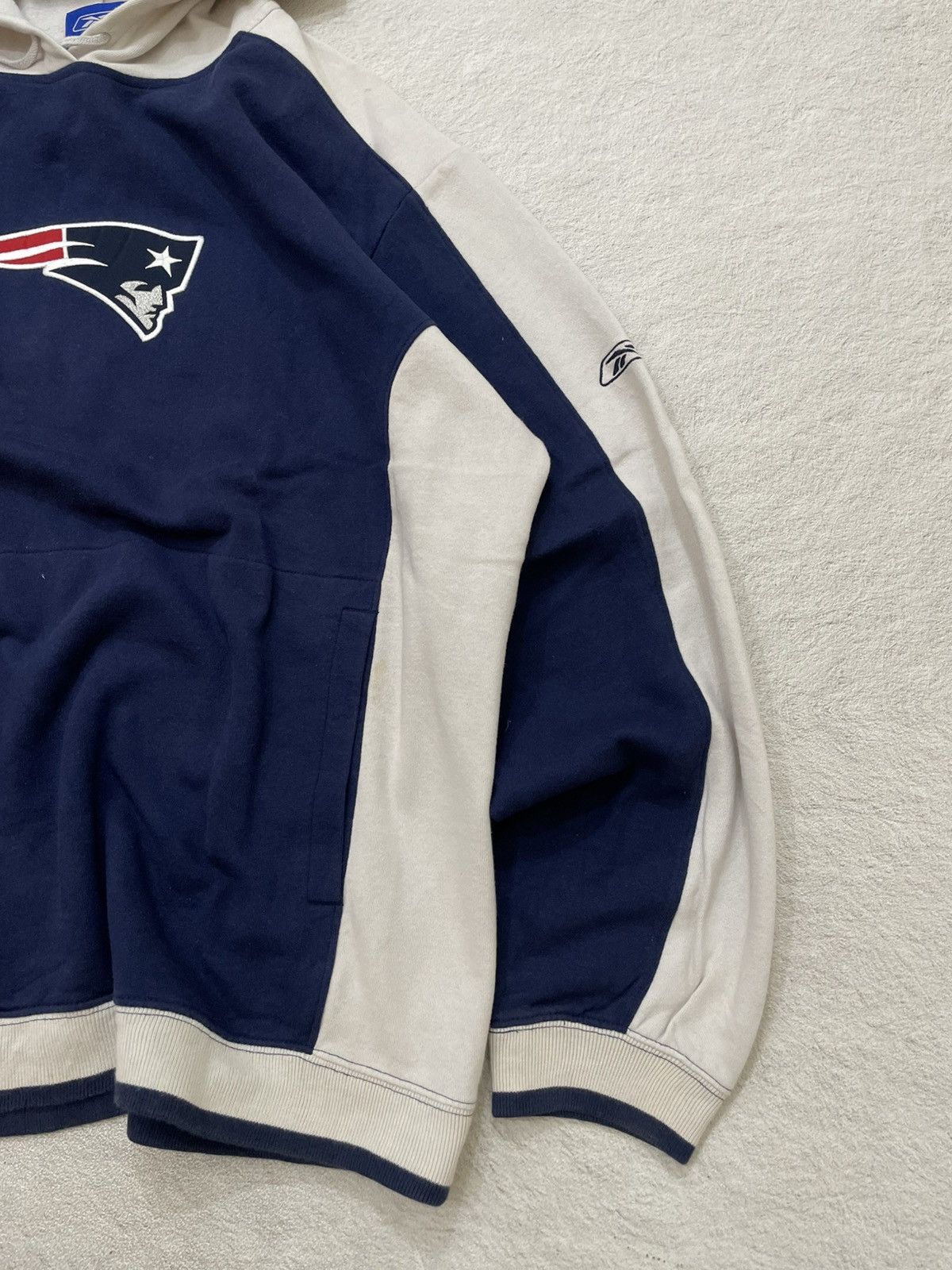 If Six Was Nine 2000s NFL New England Patriots Hoodie Reebok Y2K Japanese Size US XXL / EU 58 / 5 - 3 Thumbnail