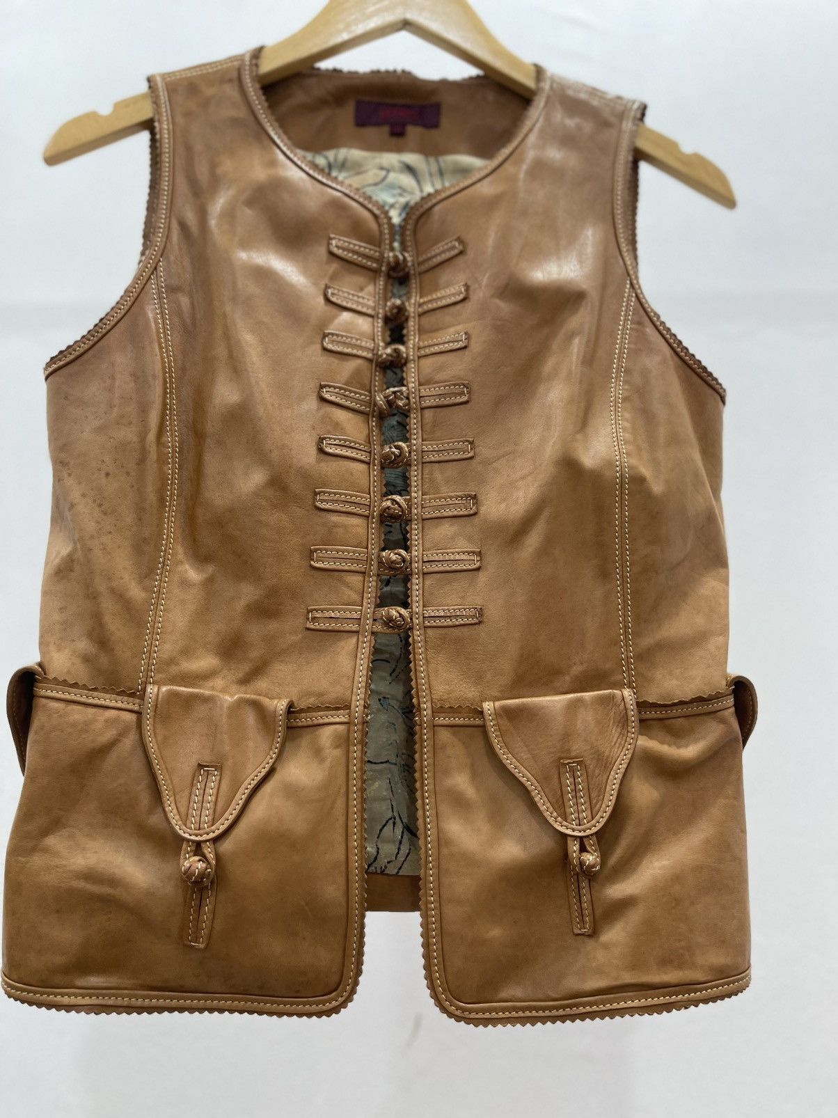 Kenzo Kenzo Vest Leather Size S / US 4 / IT 40 - 4 Thumbnail