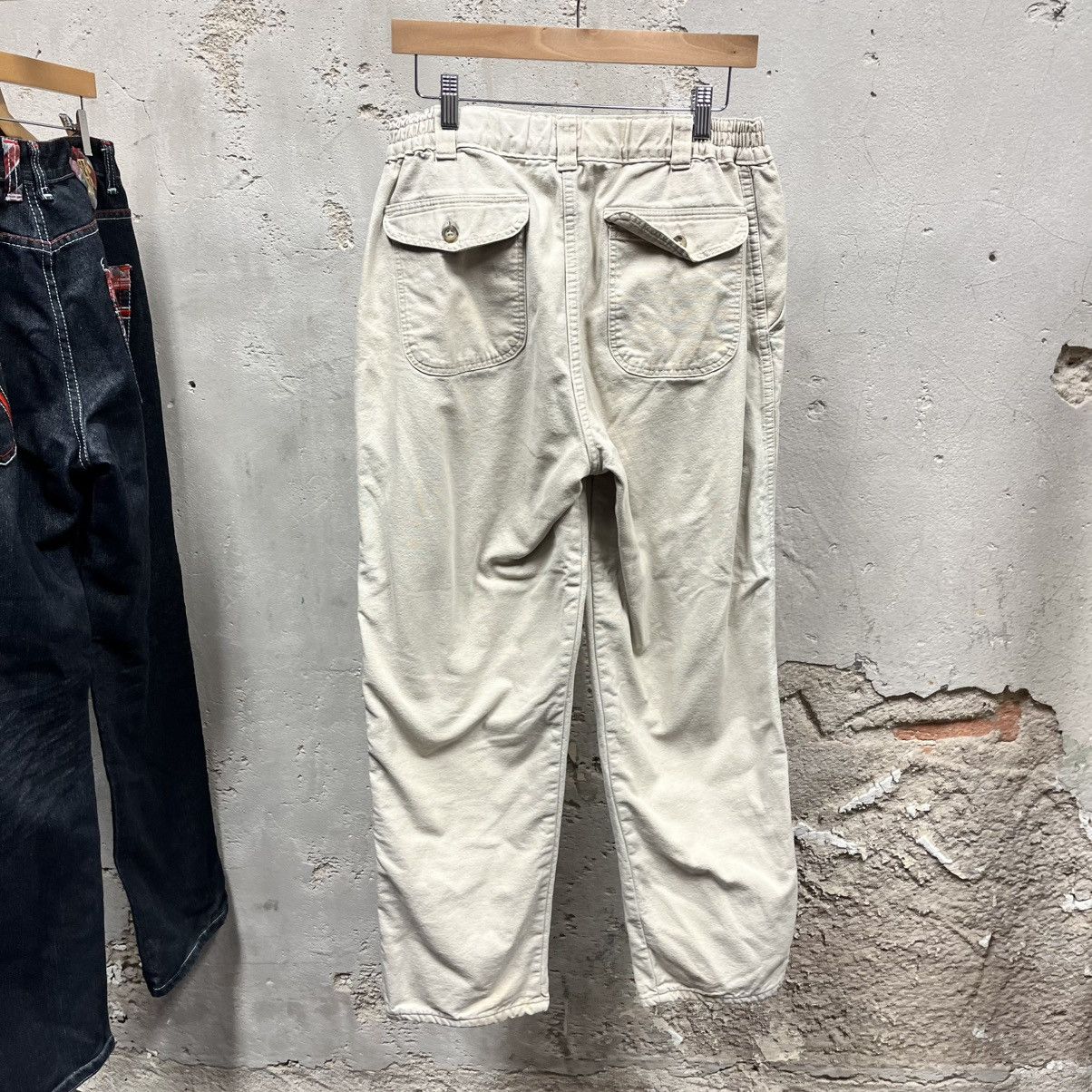 L.L. Bean × Vintage Vintage L.L. Bean Khaki Pleated Insulated Lined Pants 34x29 Size US 34 / EU 50 - 2 Thumbnail