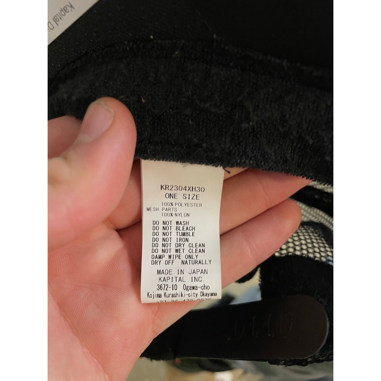 Kapital Kapital Dirty Shrink Cap Used OS Size ONE SIZE - 3 Thumbnail