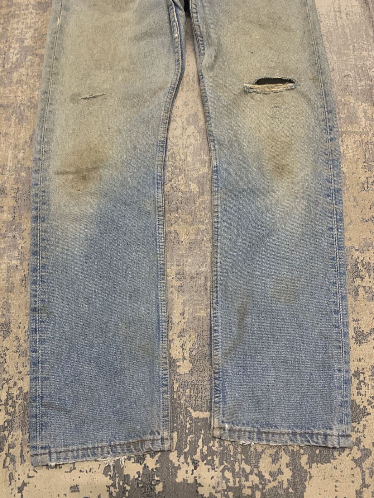 Levi's Vintage Levis 501 Rusty Jeans Distressed Denim Size US 31 - 3 Thumbnail