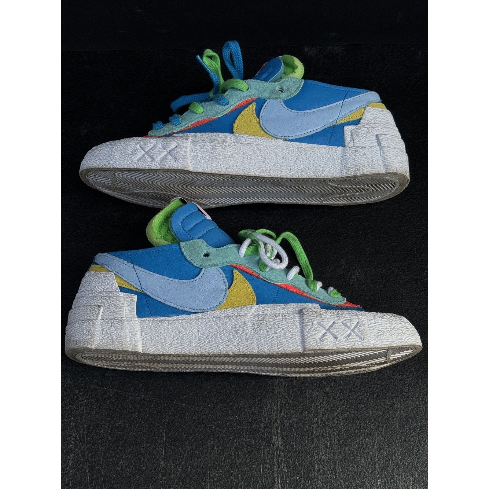 Nike Nike Blazer Low x KAWS x sacai Neptune Blue size 10 no box Size US 10 / EU 43 - 2 Thumbnail