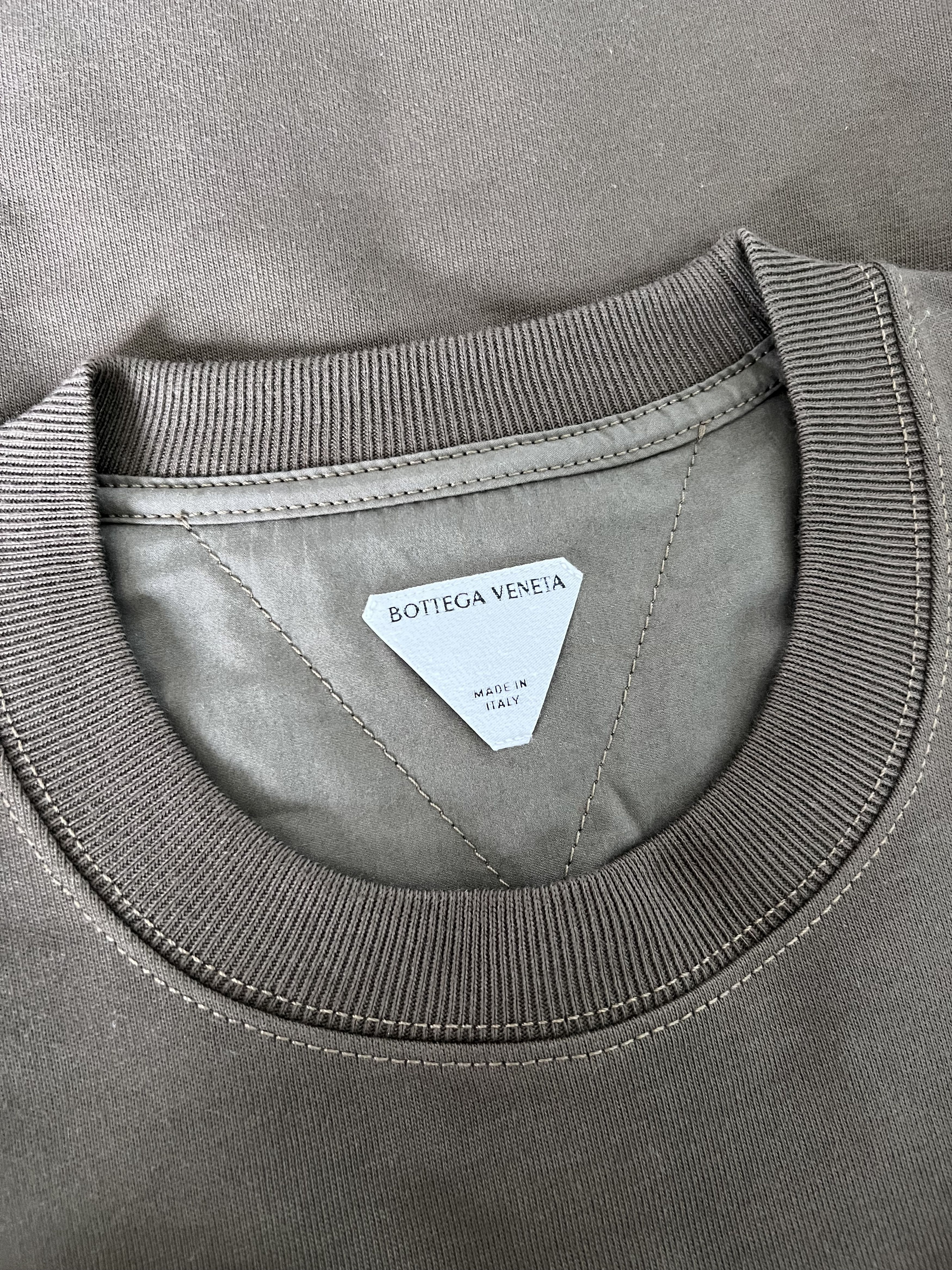 Bottega Veneta Bottega Veneta Heavy Jap Jersey LS Shirt in Brown Size US M / EU 48-50 / 2 - 7 Thumbnail