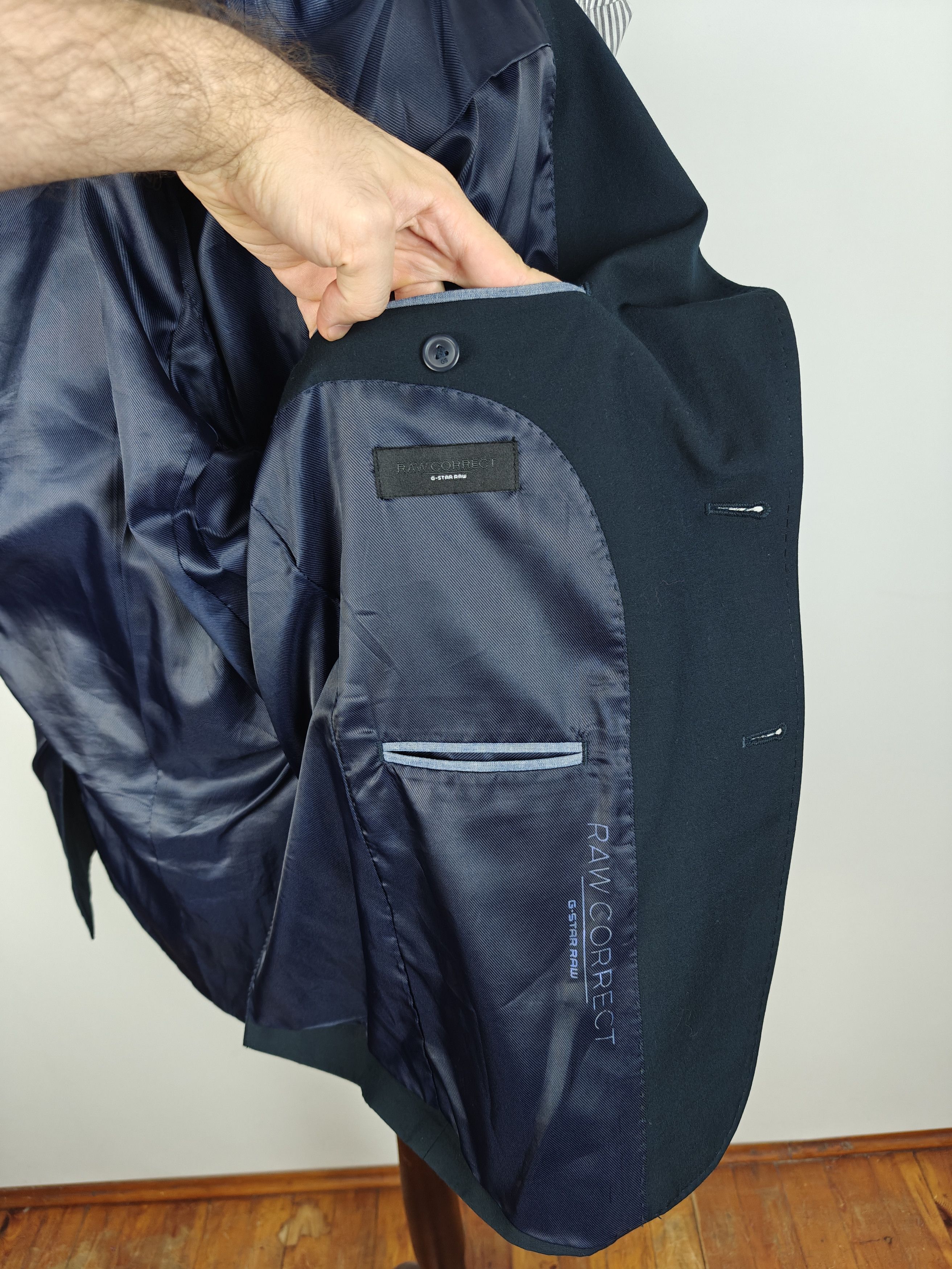 G-Star G-Star Raw Blazer Jacket RCT Bronson Navy size 50 Size 40R - 10 Thumbnail