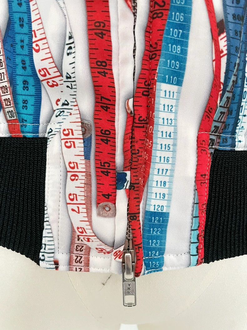 Jean Paul Gaultier Jean Paul Gaultier Red, white and blue ruler jacket 2504-Ne Size S / US 4 / IT 40 - 3 Thumbnail