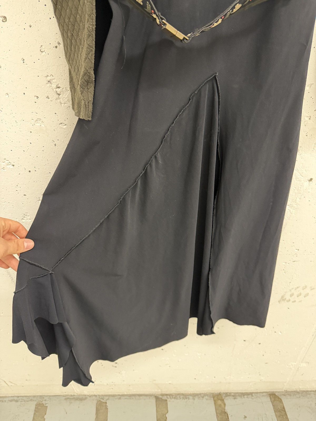 Marithe + Francois Girbaud Marithé François Girbaud Asymmetric Layered Maxi Dress Size L / US 10 / IT 46 - 6 Thumbnail