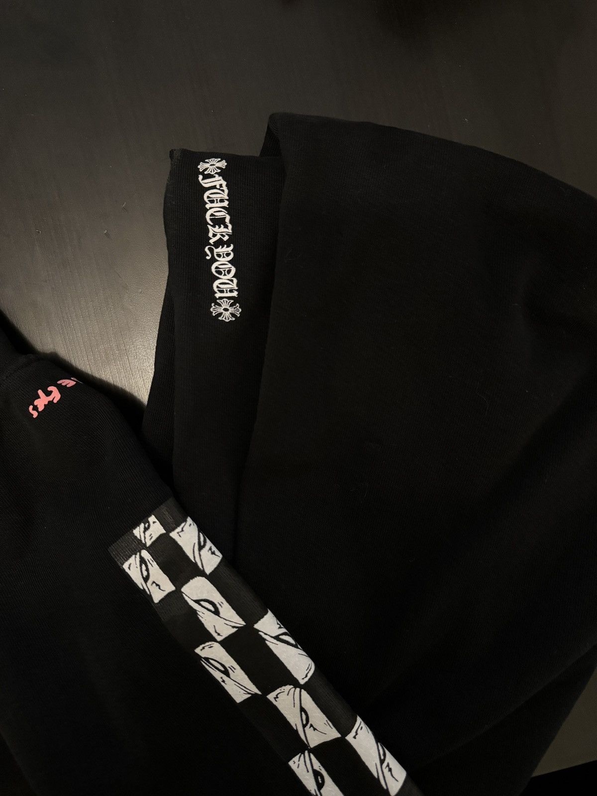 Chrome Hearts RARE Chrome hearts 99 eyes double hooded hoodie Size US S / EU 44-46 / 1 - 5 Thumbnail