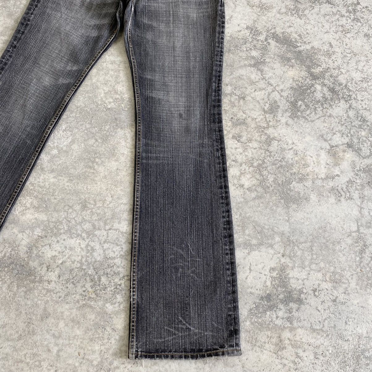 Other Monsieur Nicole Washed Grey Flared Denim Jeans Size US 30 / EU 46 - 5 Thumbnail