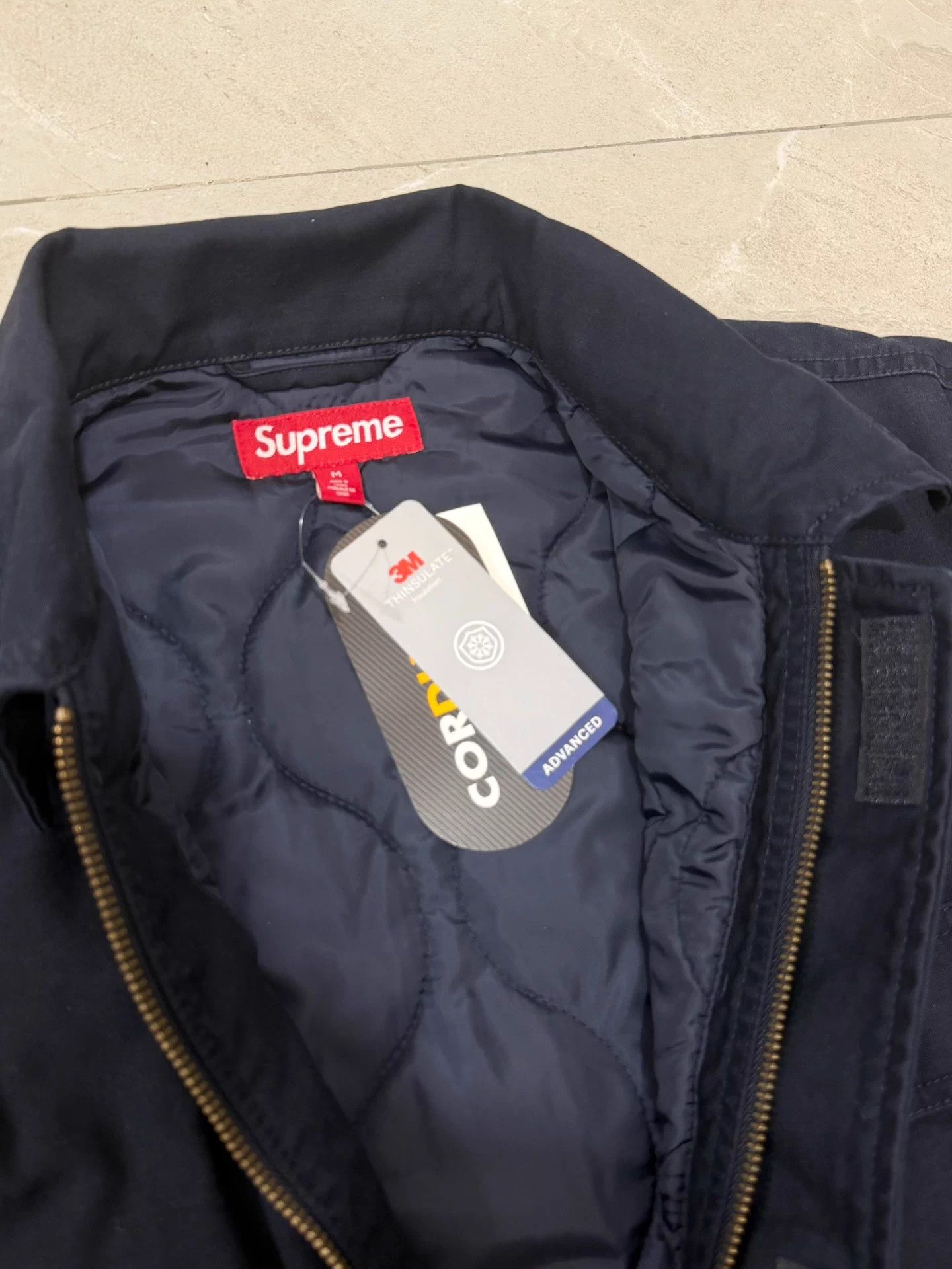 Supreme Supreme × Cordura SS26 Classic Utility Jacket Navy M Size US M / EU 48-50 / 2 - 2 Thumbnail