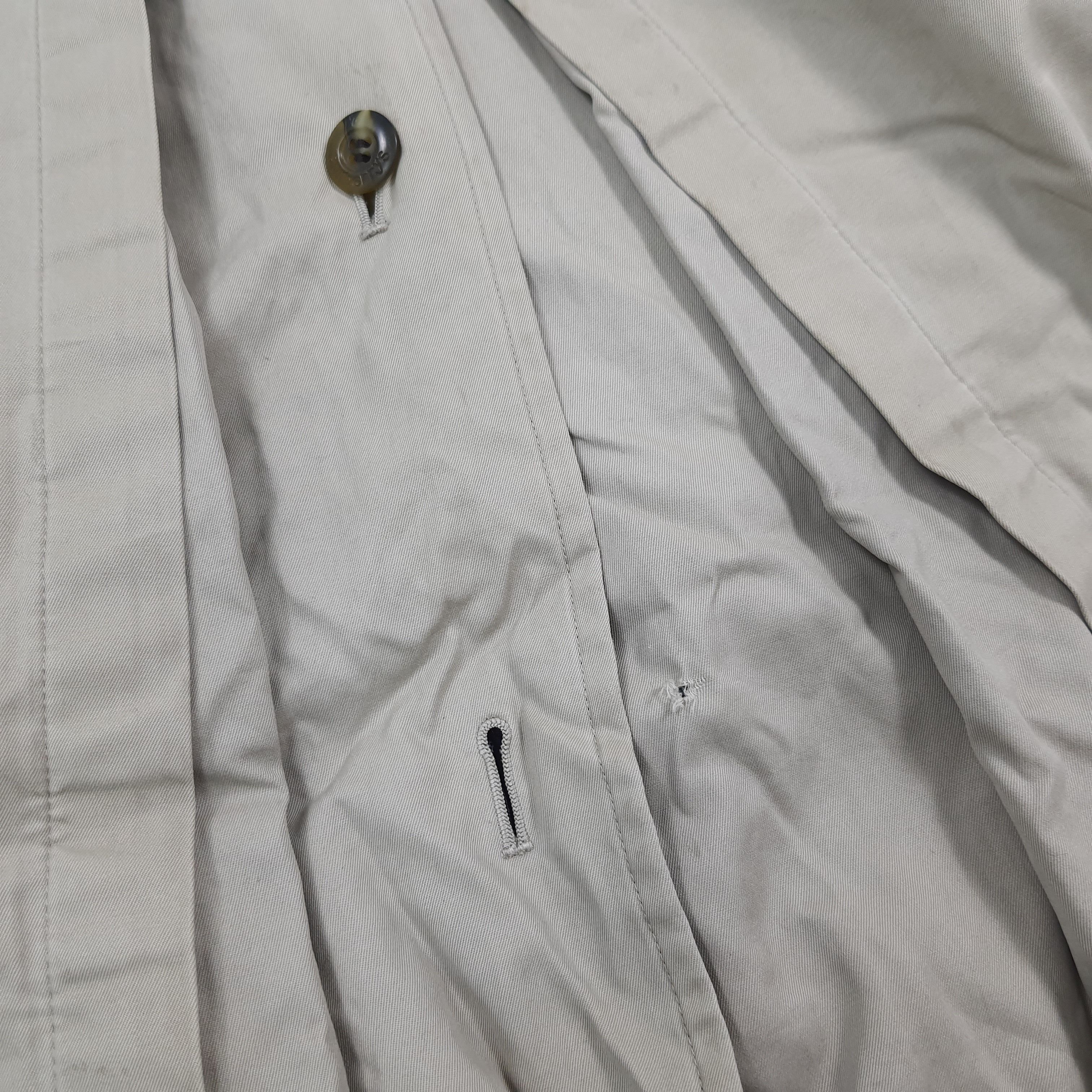 Burberry Vintage Burberrys Trench Coat Balmacaan Nova Check C309N2 Size L / US 10 / IT 46 - 15 Thumbnail