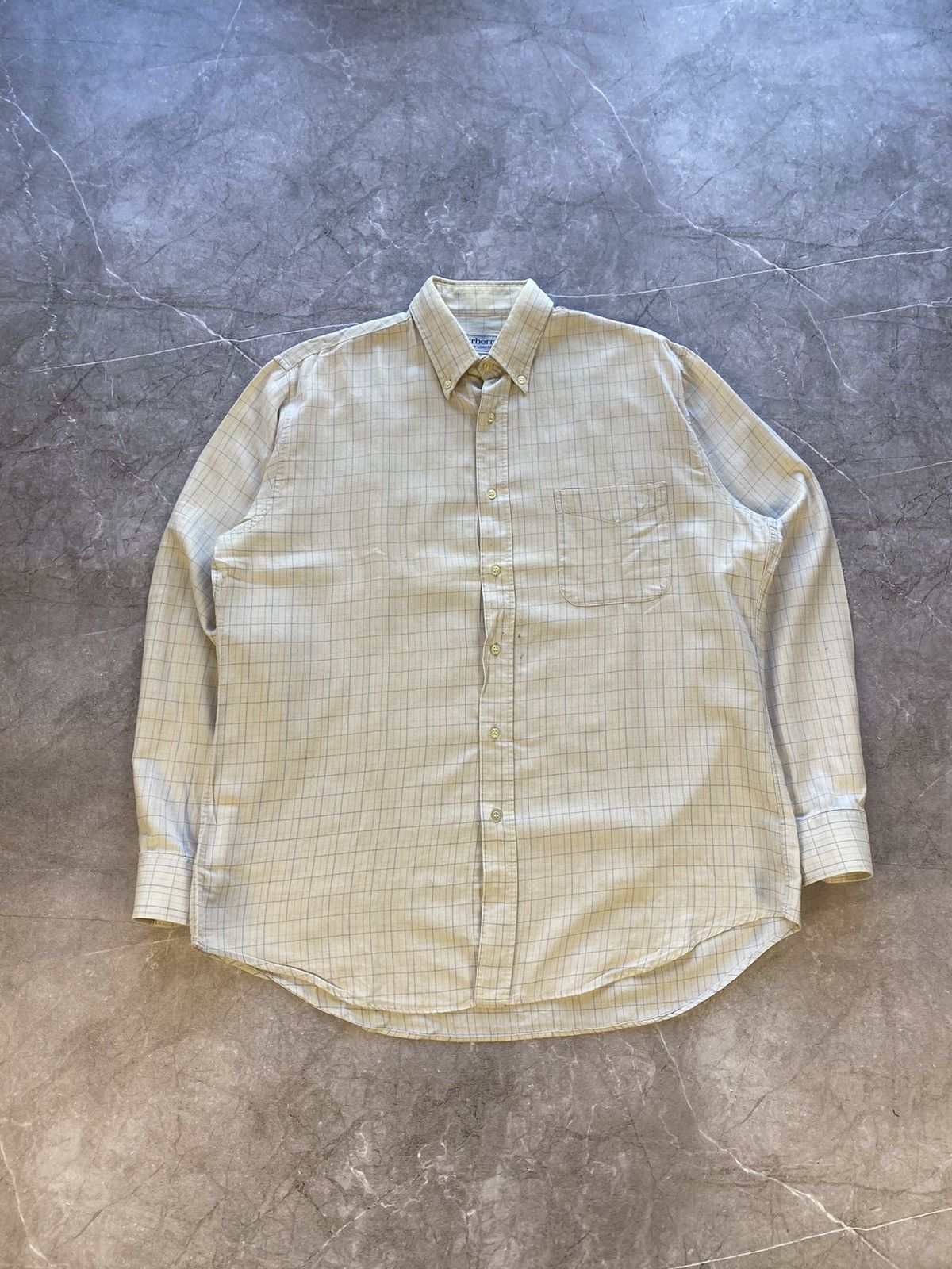 Burberry × Vintage Vintage Y2K Burberrys of London Flannel Shirt Button Up 90s Size US XL / EU 56 / 4 - 2 Thumbnail