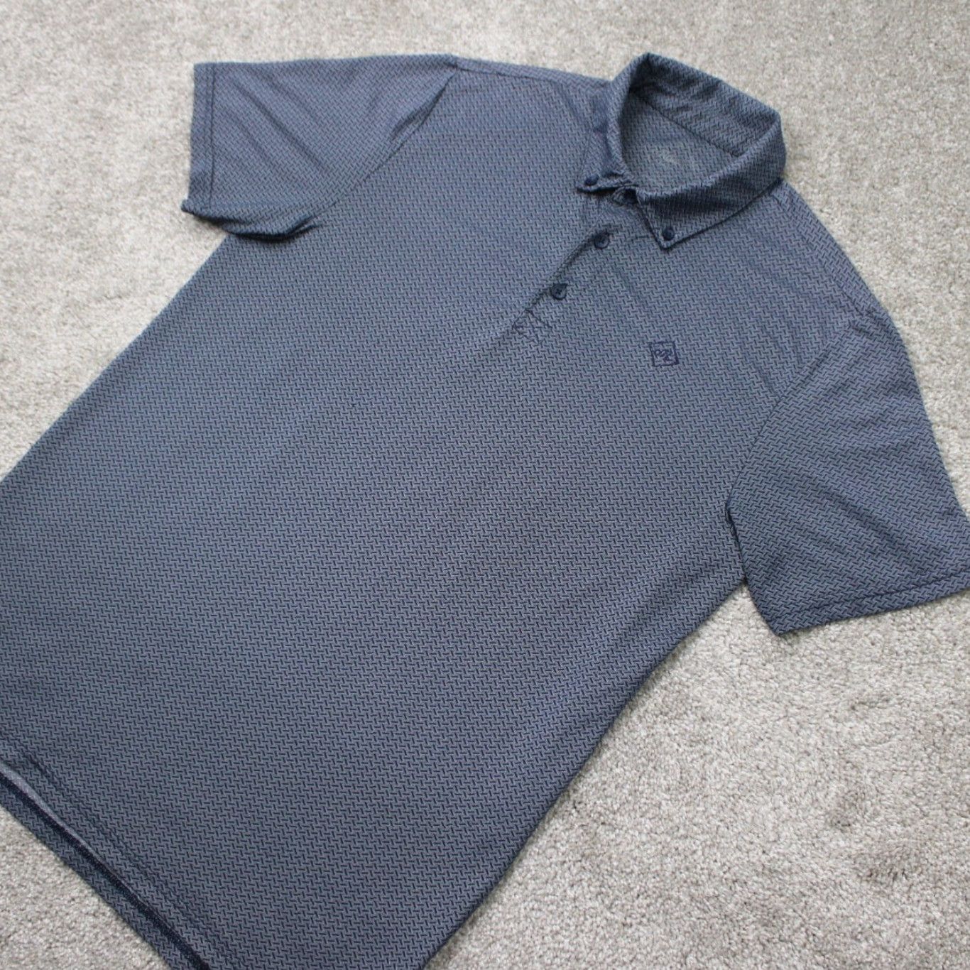 Bonobos Bonobos Polo Shirt Men M Gray Polyester Stretch Short Sleeve Pullover Shirt Casual Regular Size M Logo Size US M / EU 48-50 / 2 - 3 Thumbnail