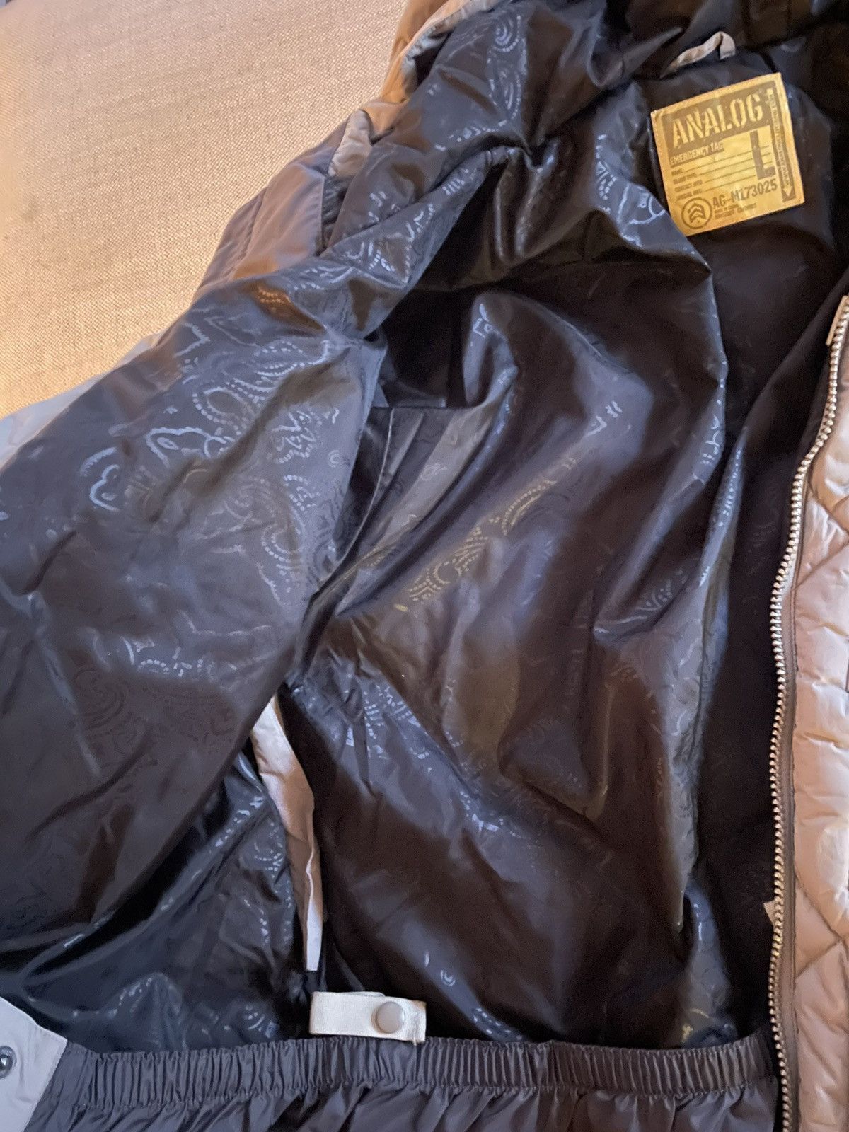 Analog Diamond Stitch Multi-Pocket Puffer Jacket Size US L / EU 52-54 / 3 - 6 Thumbnail