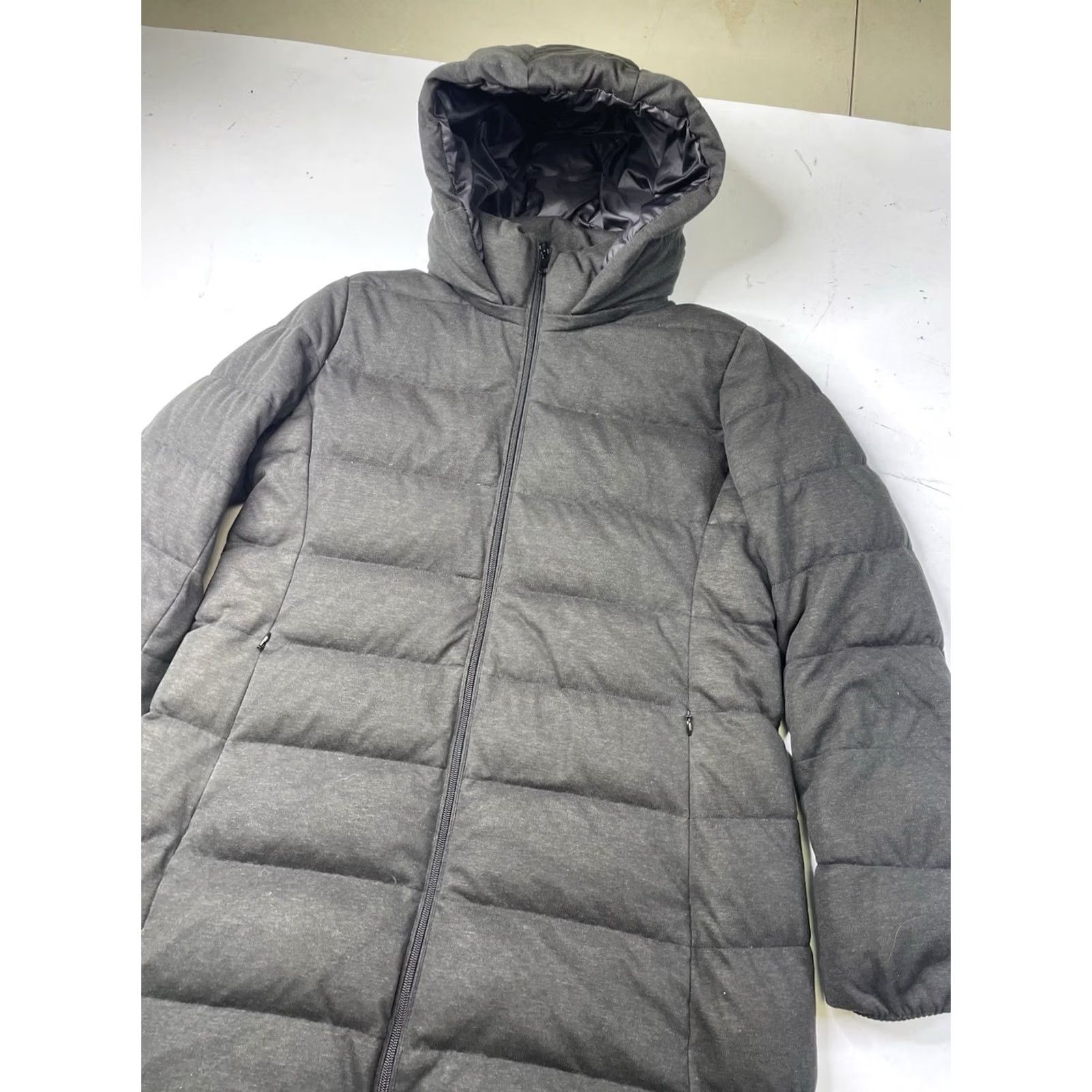 Uniqlo Uniqlo Women Long Hooded Puffer Coat Jacket Gray Size XL Size XL / US 12-14 / IT 48-50 - 5 Thumbnail