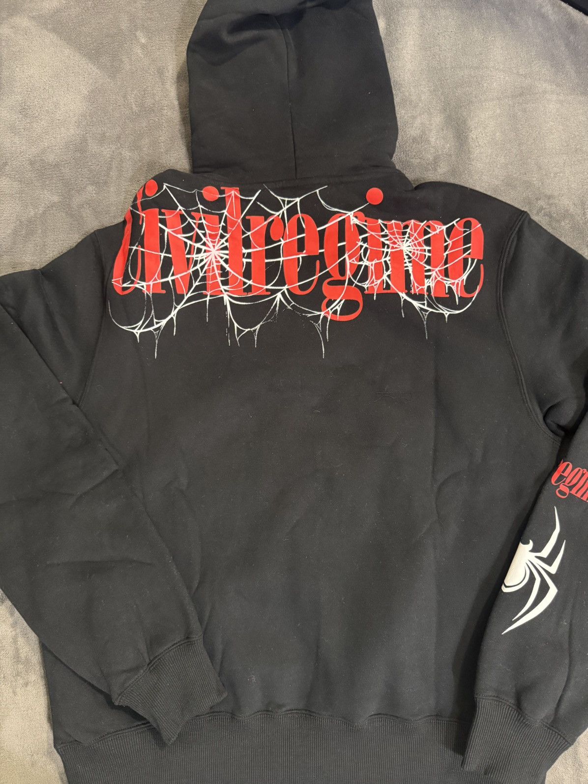 Civil Regime × Marvel Comics Civil Regime Spider-Man black hoodie size MD Size US M / EU 48-50 / 2 - 2 Thumbnail