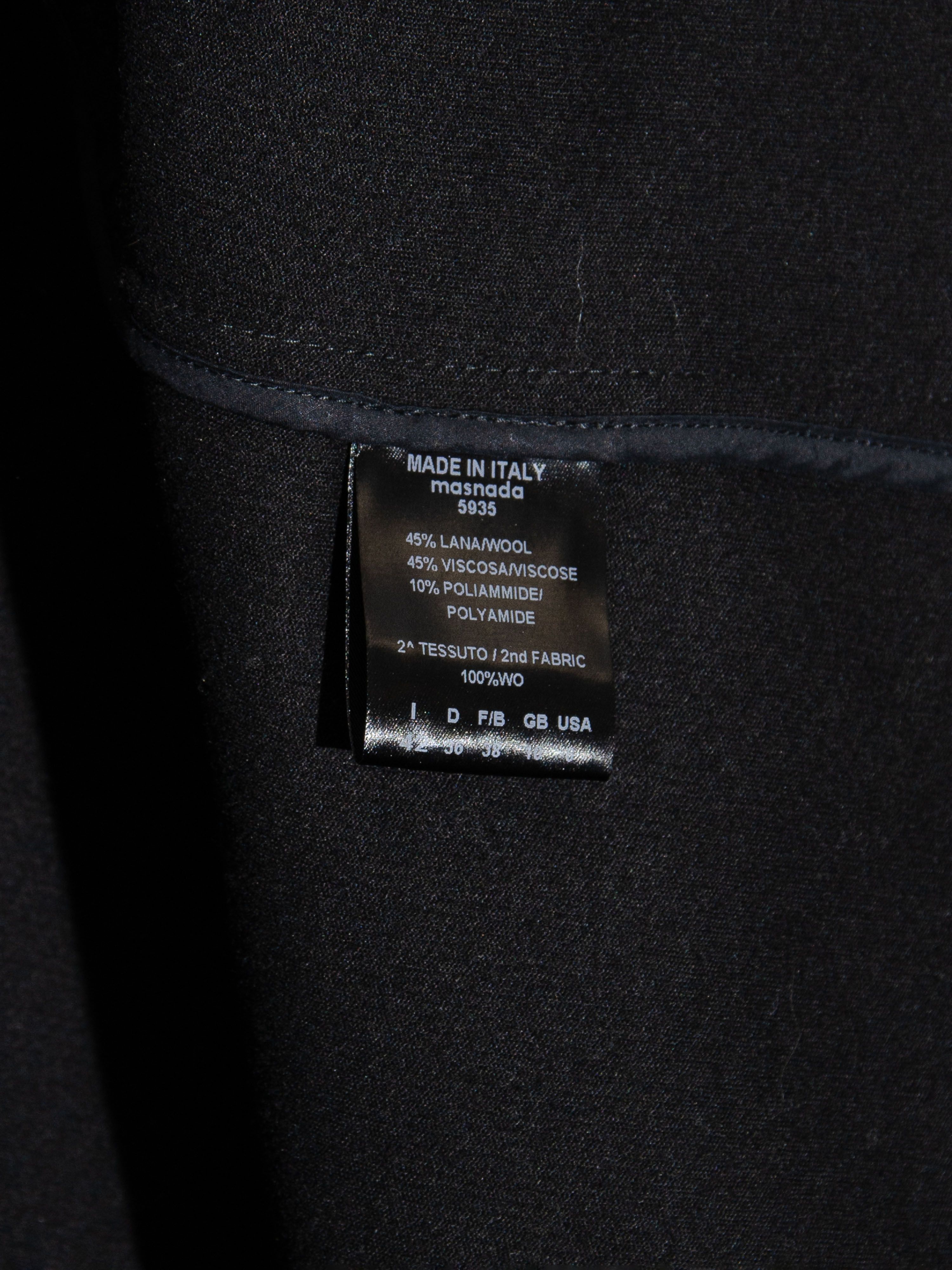 Masnada Hooded Cacoon Coat Size M / US 6-8 / IT 42-44 - 9 Thumbnail