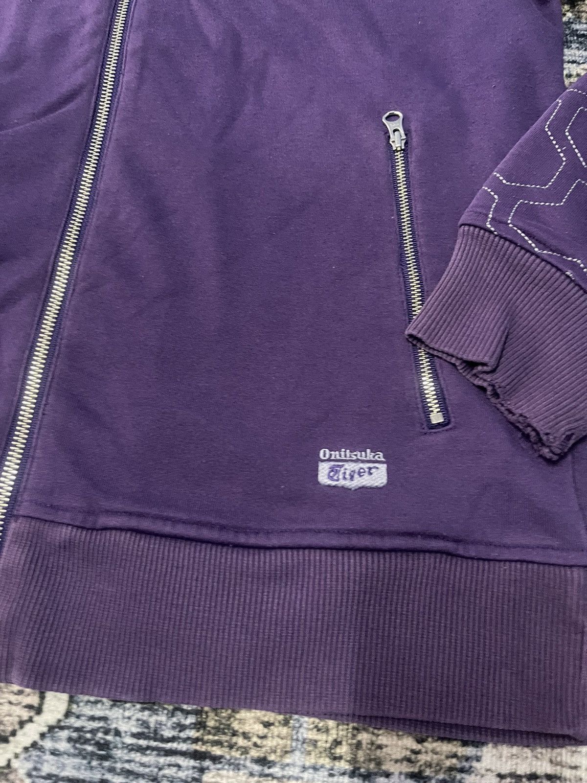 Japanese Brand VINTAGE ONITSUKA TIGER HOODIES ZIP UP VERY RARE Size US M / EU 48-50 / 2 - 2 Thumbnail