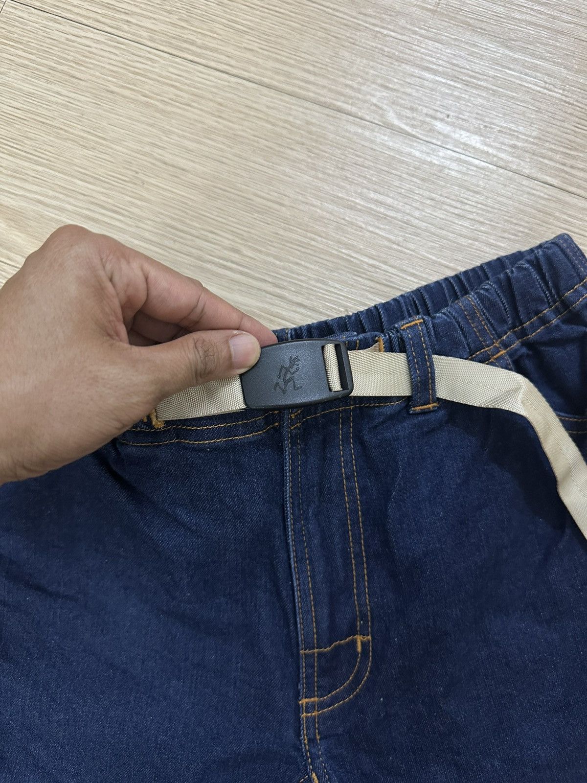 Beauty Beast × Gramicci Very Rare And Beautiful Gramicci Denim Hot Pants Size 30" / US 8 / IT 44 - 4 Thumbnail