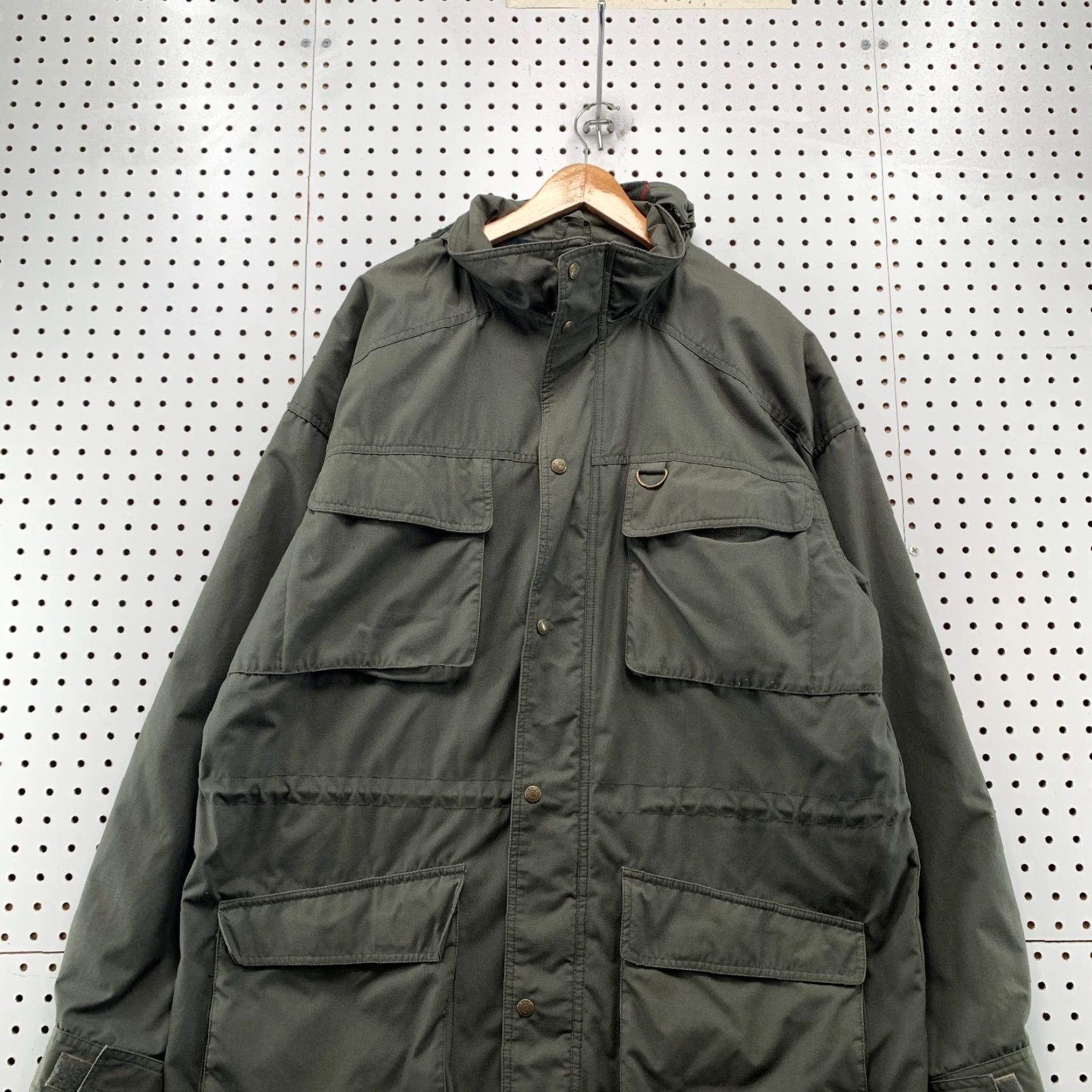Eddie Bauer VINTAGE Eddie Bauer Parka Jacket Mens XL Tall Green Wool Plaid Lined 80s 90s Size US XL / EU 56 / 4 - 5 Thumbnail