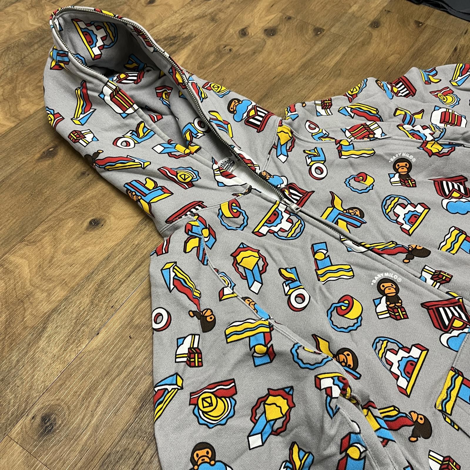 Bape BAPE Baby Milo Zip-up Hoodie - A Bathing Ape Size US M / EU 48-50 / 2 - 3 Thumbnail