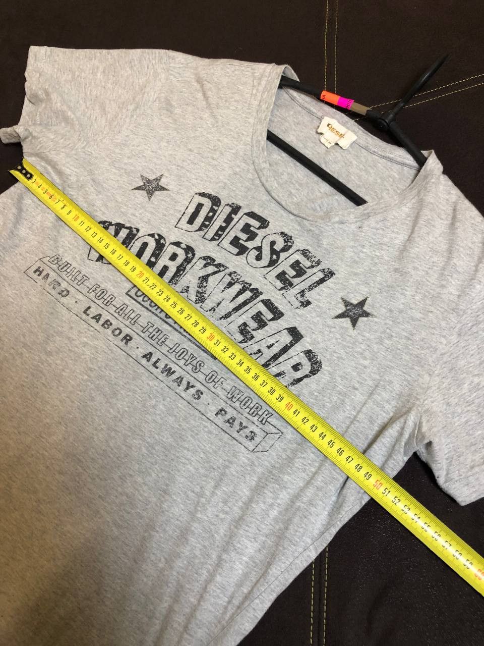 Diesel Y2K Diesel Spellout Script Logo Vintage T Shirt Rare Size US XL / EU 56 / 4 - 3 Thumbnail