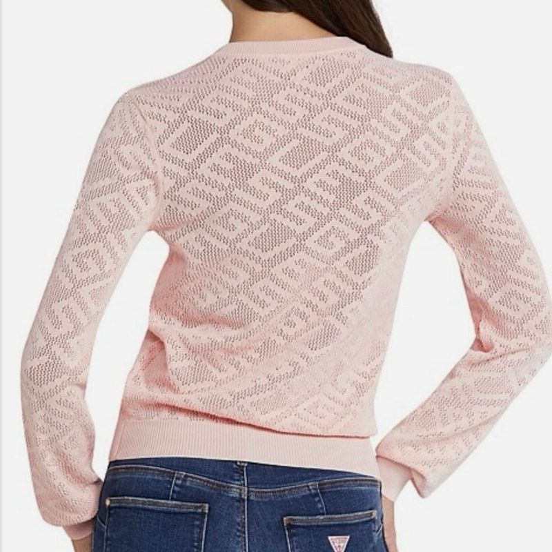 Guess Guess Paula Allover G Long Sleeve Logo Knit Sweater XL Y2K Size XL / US 12-14 / IT 48-50 - 3 Thumbnail