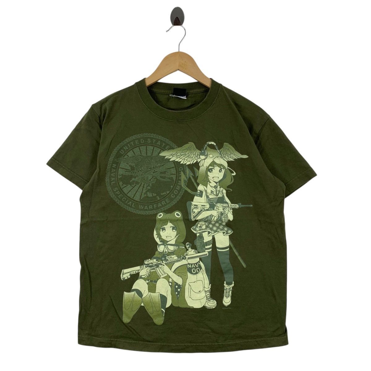Japanese Brand PHANTOM ANIME US Naval Special Warefare JapaneseAnime Tshirt Size US M / EU 48-50 / 2 - 1 Thumbnail