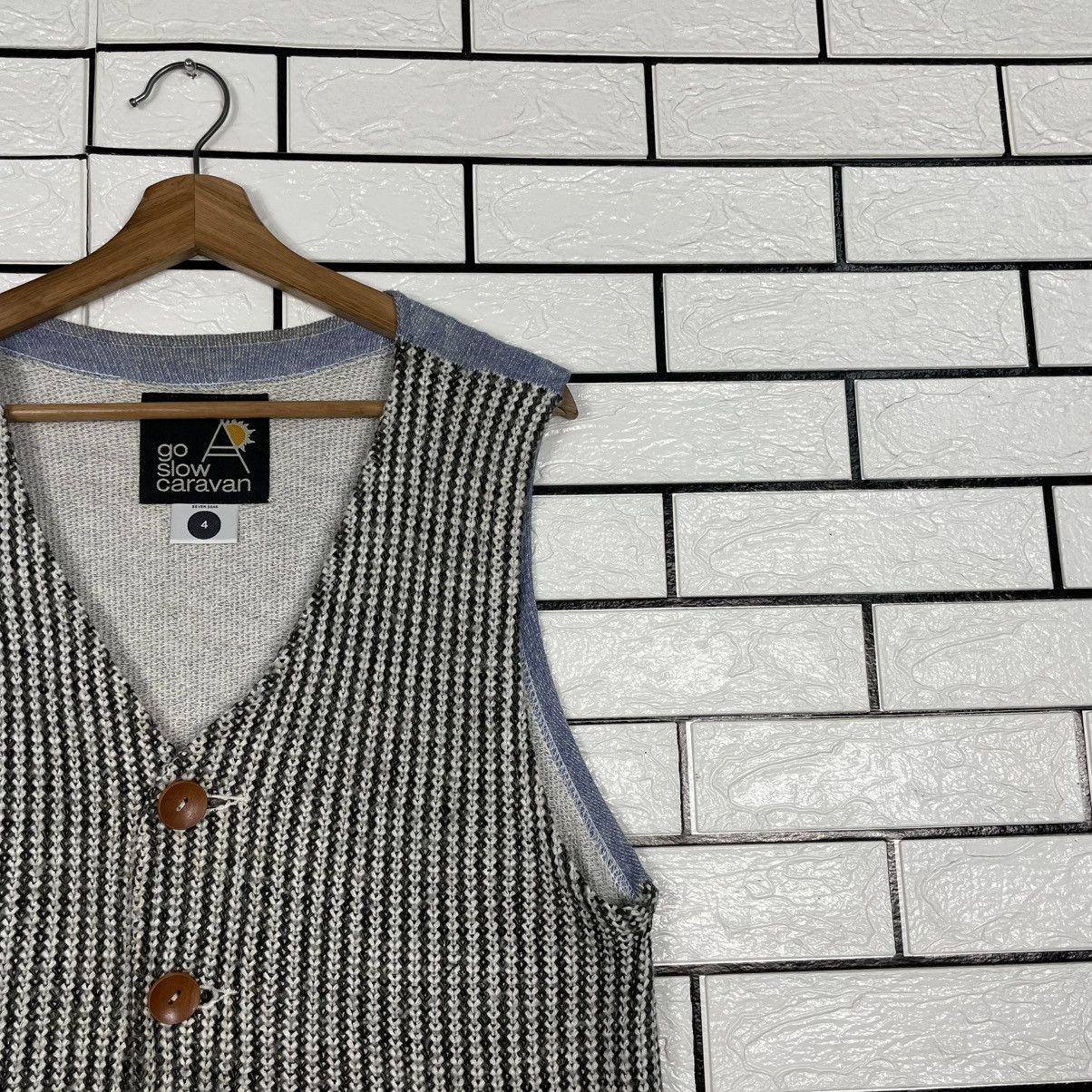 Japanese Brand Go Slow Caravan Hickory Vest Size US M / EU 48-50 / 2 - 5 Thumbnail