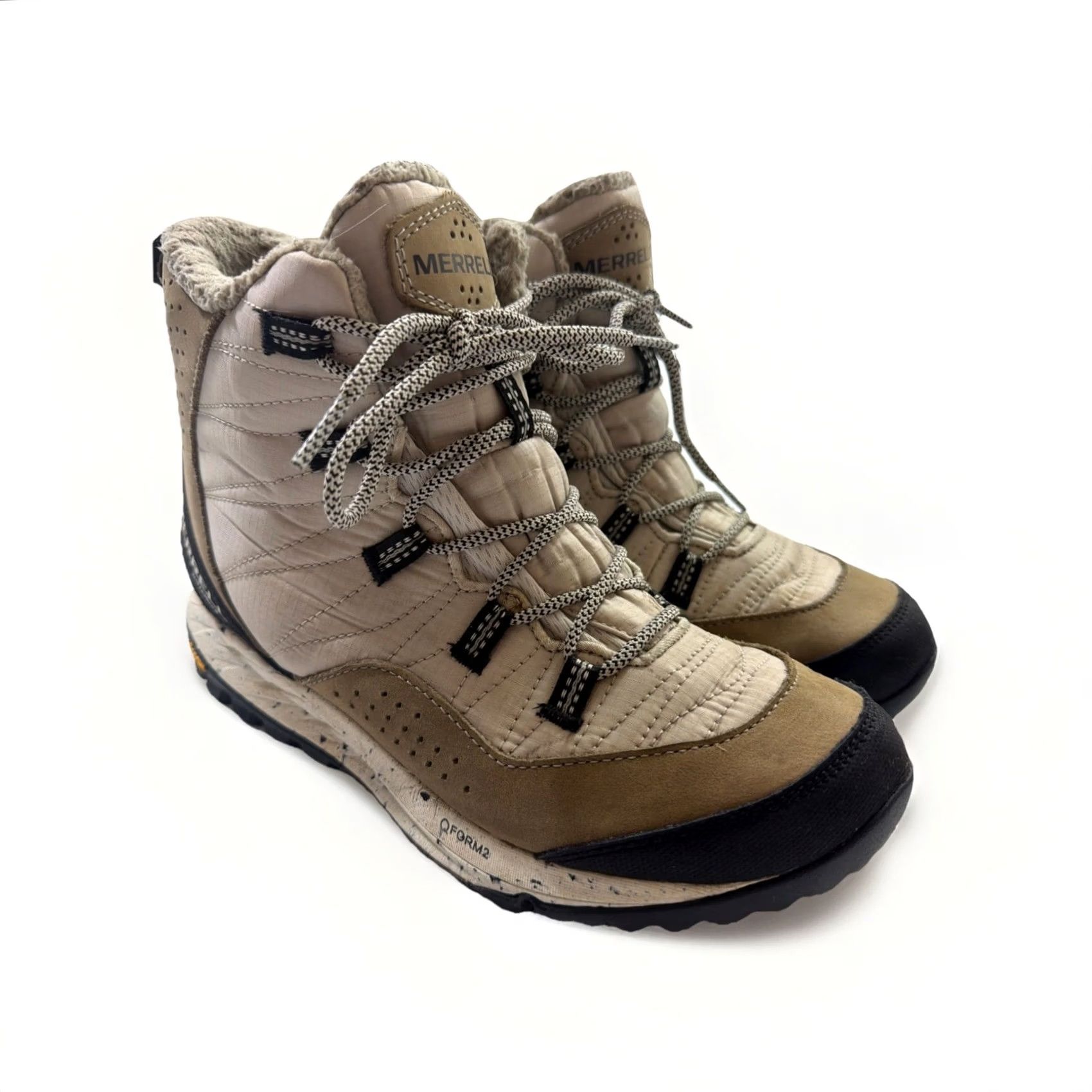 Merrell Merrell Antora Sneaker Boot Women’s 9 Brown Beige Hiking Shoes Synthetic Upper Size US 9 / IT 39 - 2 Thumbnail