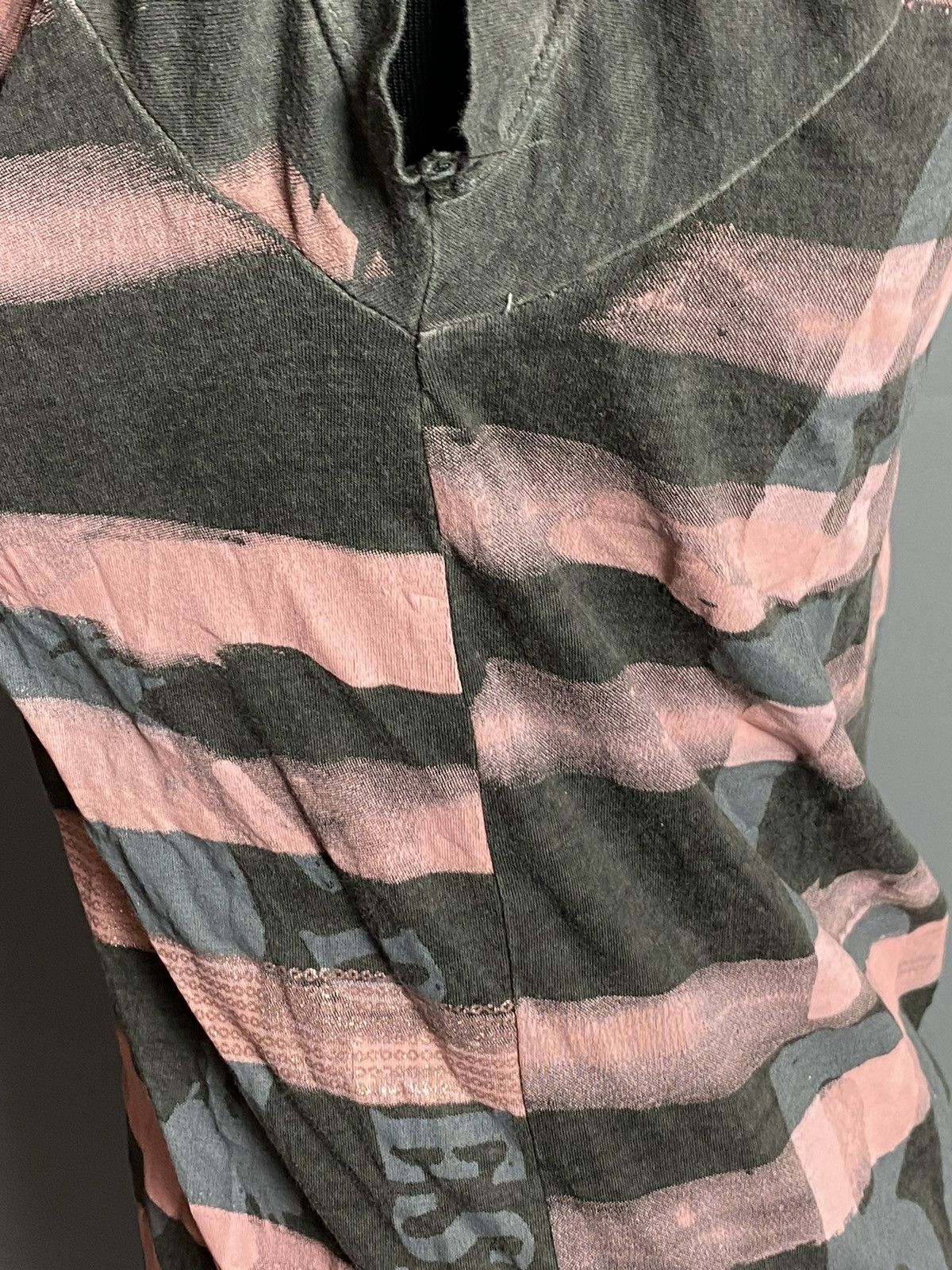 Diesel Diesel Women’s Graphic Stripe T-Shirt Size S Wash Pink Logo Size S / US 4 / IT 40 - 18 Thumbnail