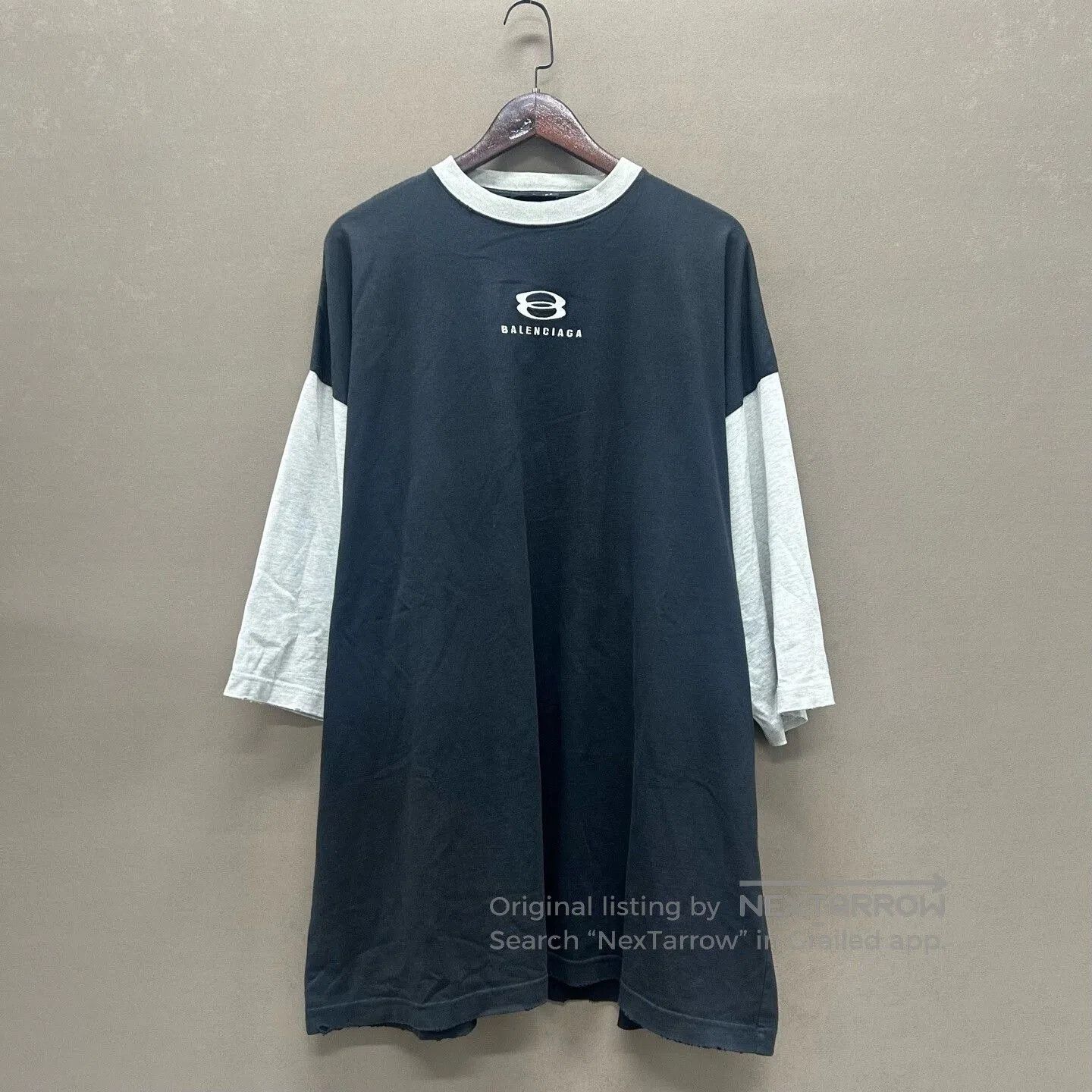 Balenciaga balenciaga black gray short sleeve top. Size US M / EU 48-50 / 2 - 1 Thumbnail