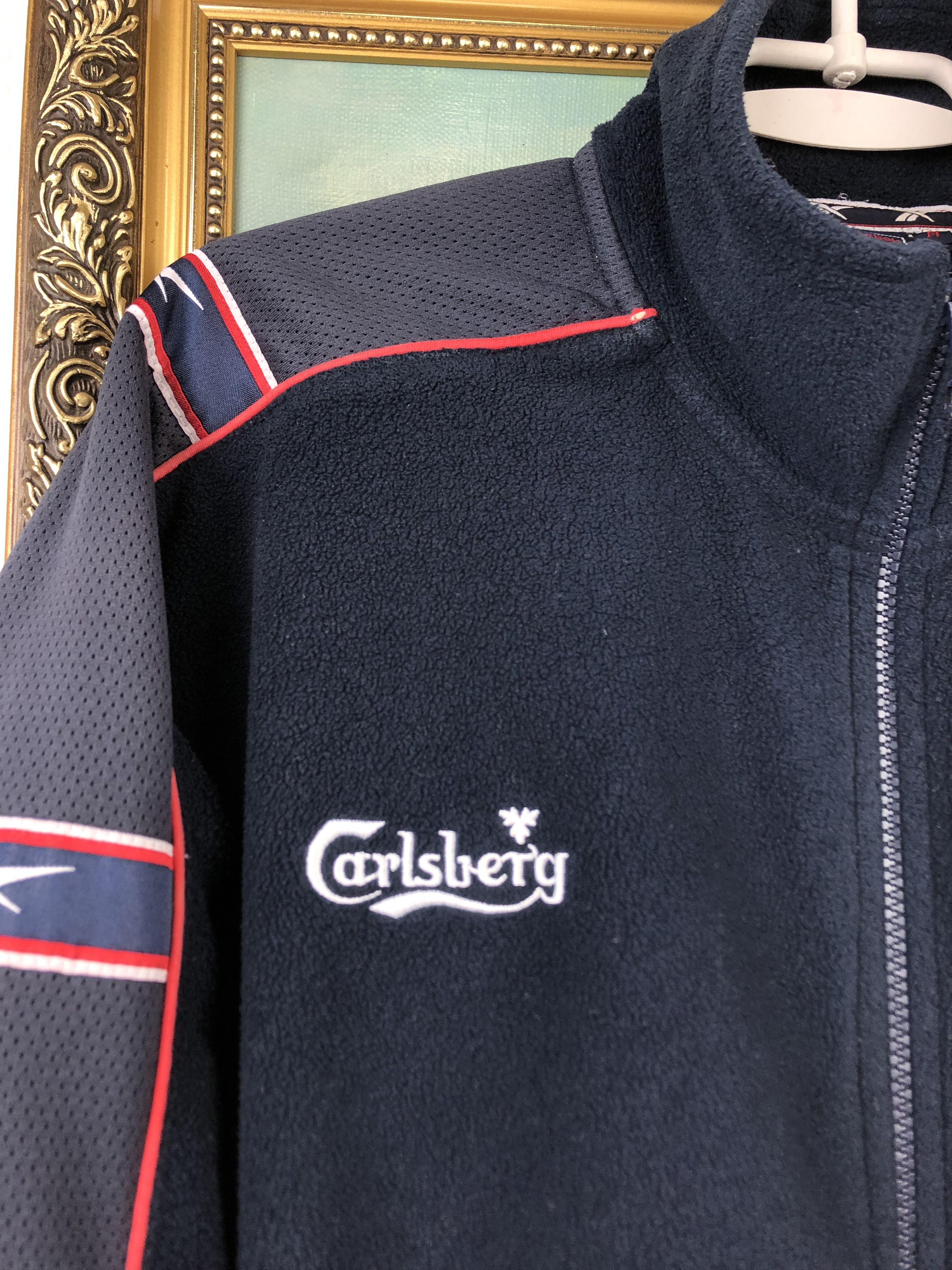 Reebok Vintage Liverpool Football Fleece Jacket Track Top Rare Size US M / EU 48-50 / 2 - 4 Thumbnail