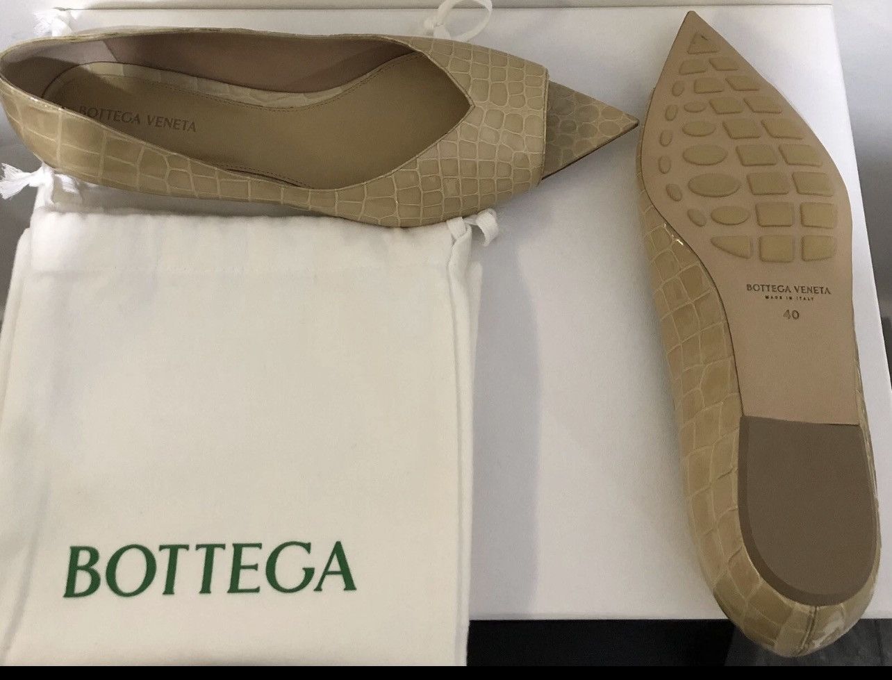 Bottega Veneta Bottega Veneta Punta Ballerina Flats Size 40 Women’s Size US 10 / IT 40 - 4 Thumbnail