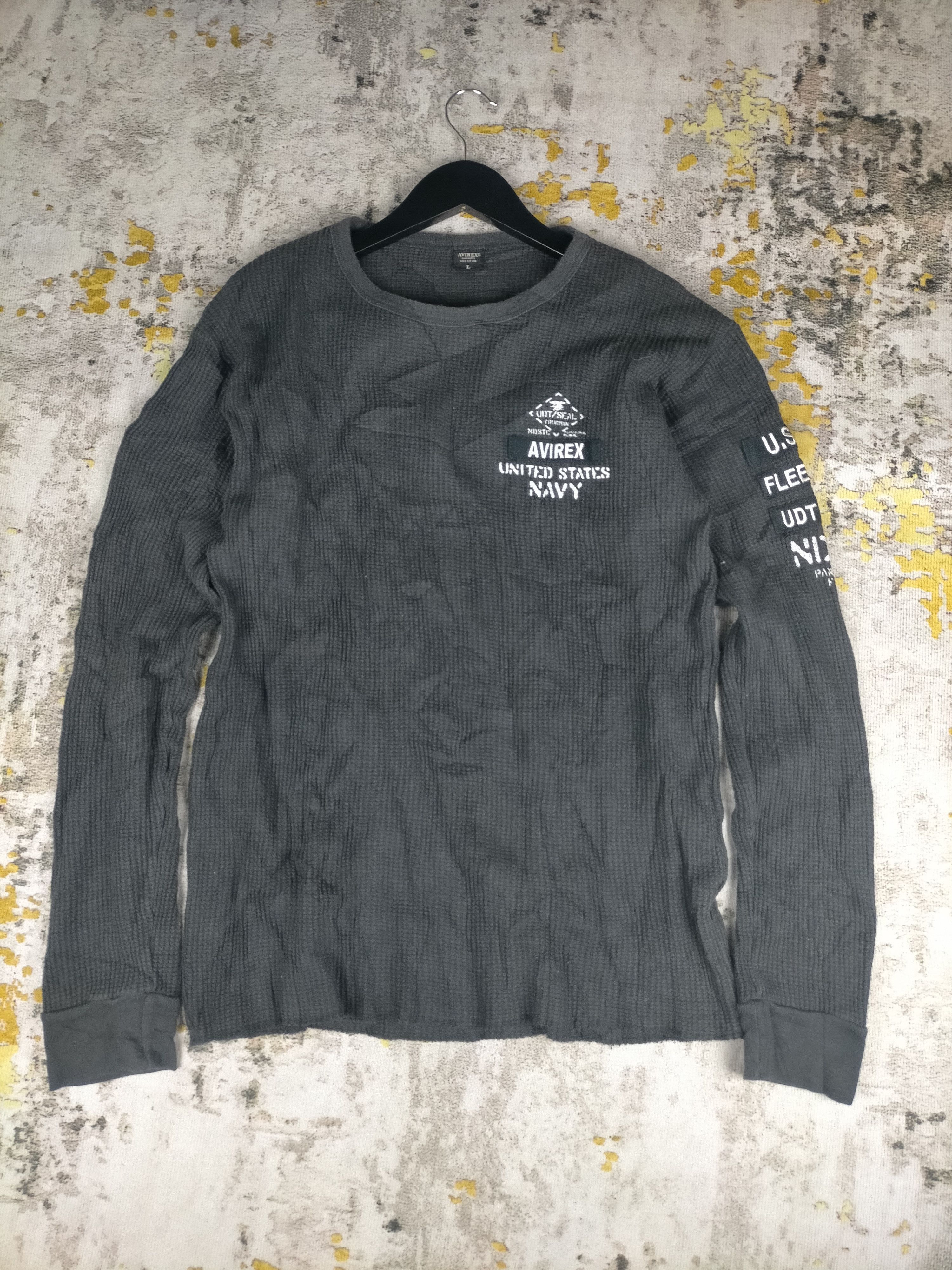 Avirex 🔥 Vintage 90s Avirex Long Sleeve Tee Size US L / EU 52-54 / 3 - 2 Thumbnail