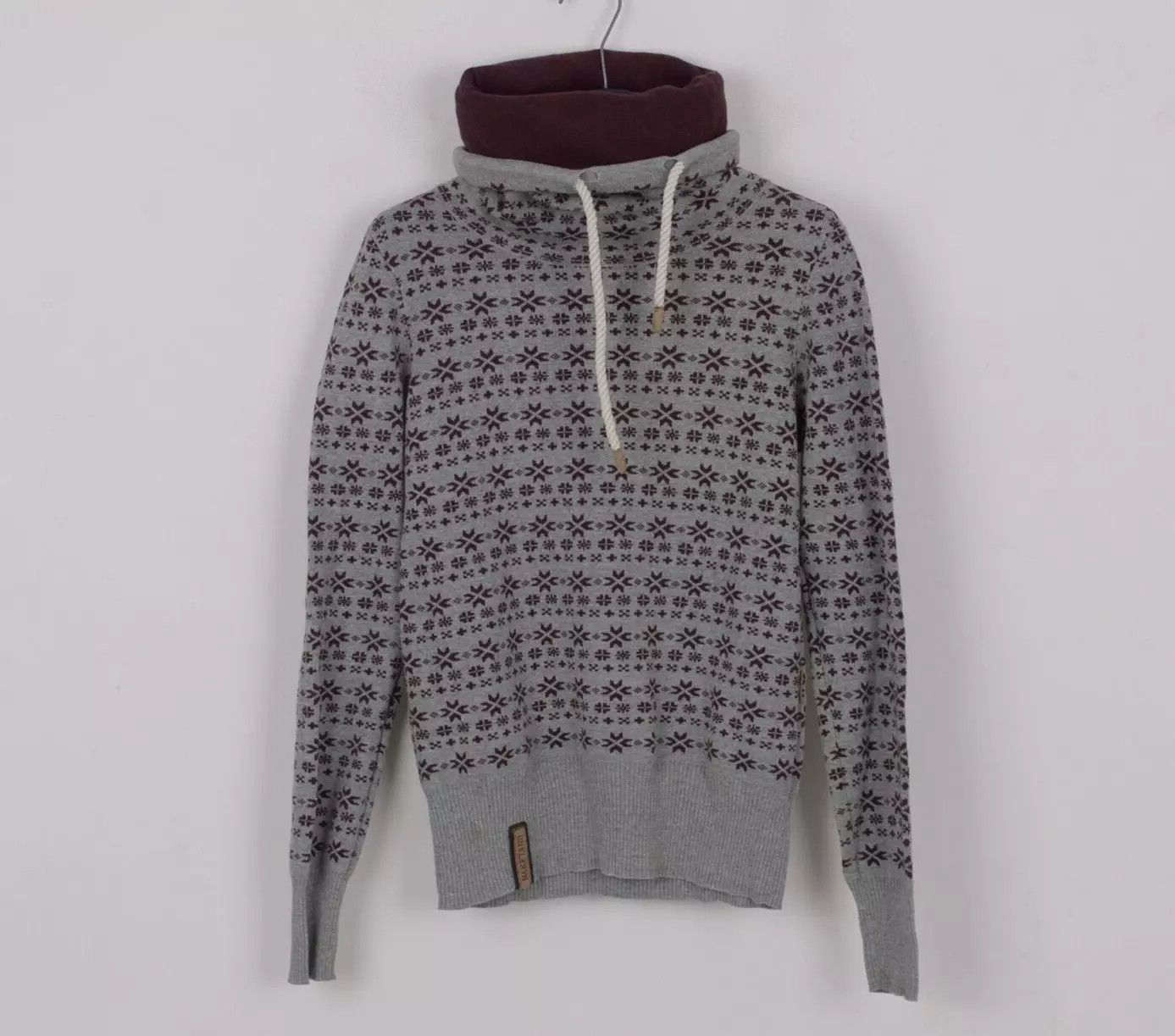 Naketano M Women Turtleneck Pullover Jumper Sweatshirt Patterned Size M / US 6-8 / IT 42-44 - 1 Thumbnail