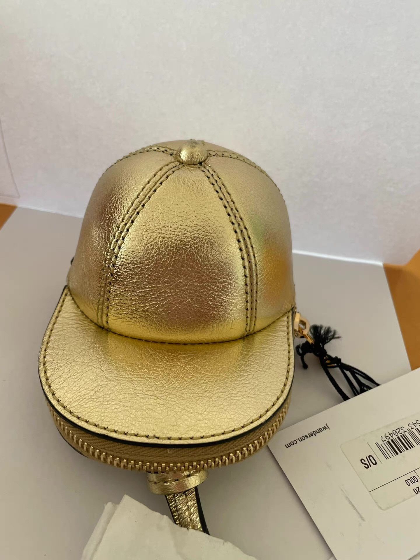 JW Anderson JW Anderson Mini Gold Hat Bag Ｑ21 Size ONE SIZE - 2 Thumbnail