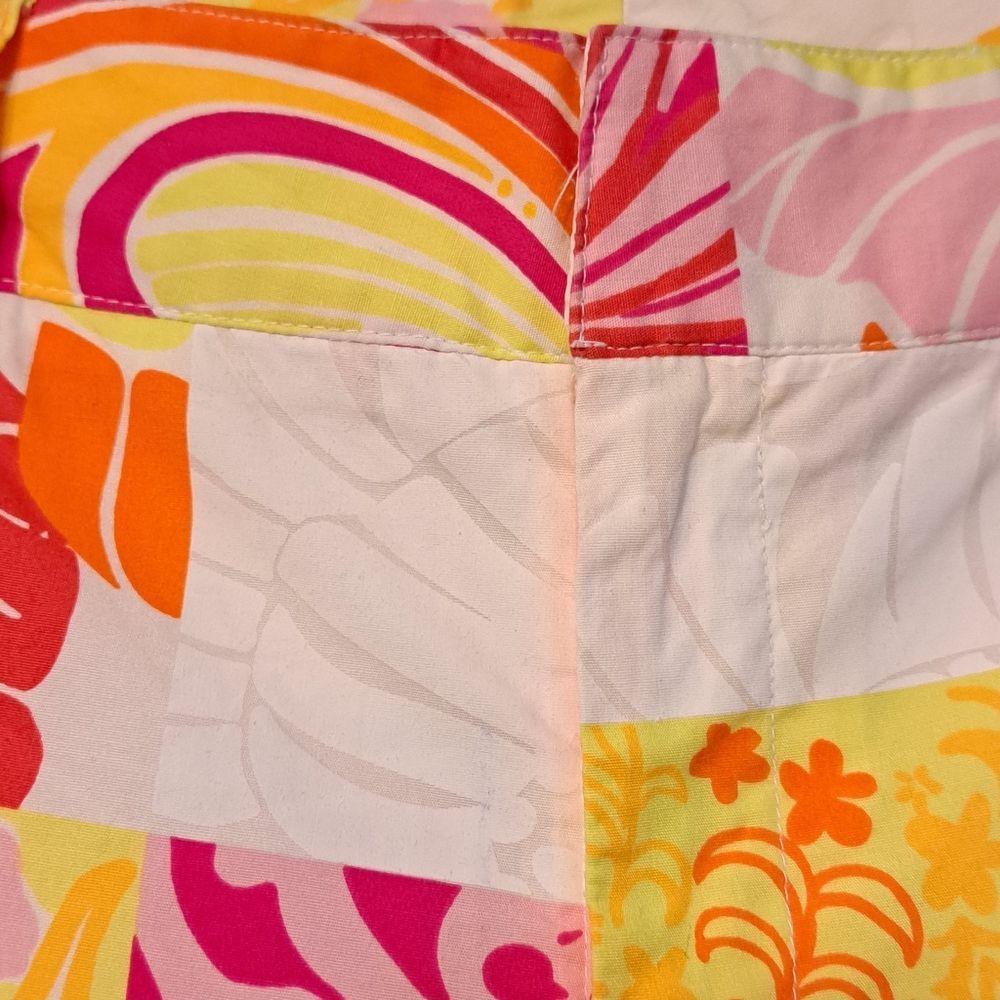 Lilly Pulitzer Lilly Pulitzer Colorful Floral Trouser Capri Pants 90's Siz Size 25" / US 0 / IT 36 - 9 Thumbnail