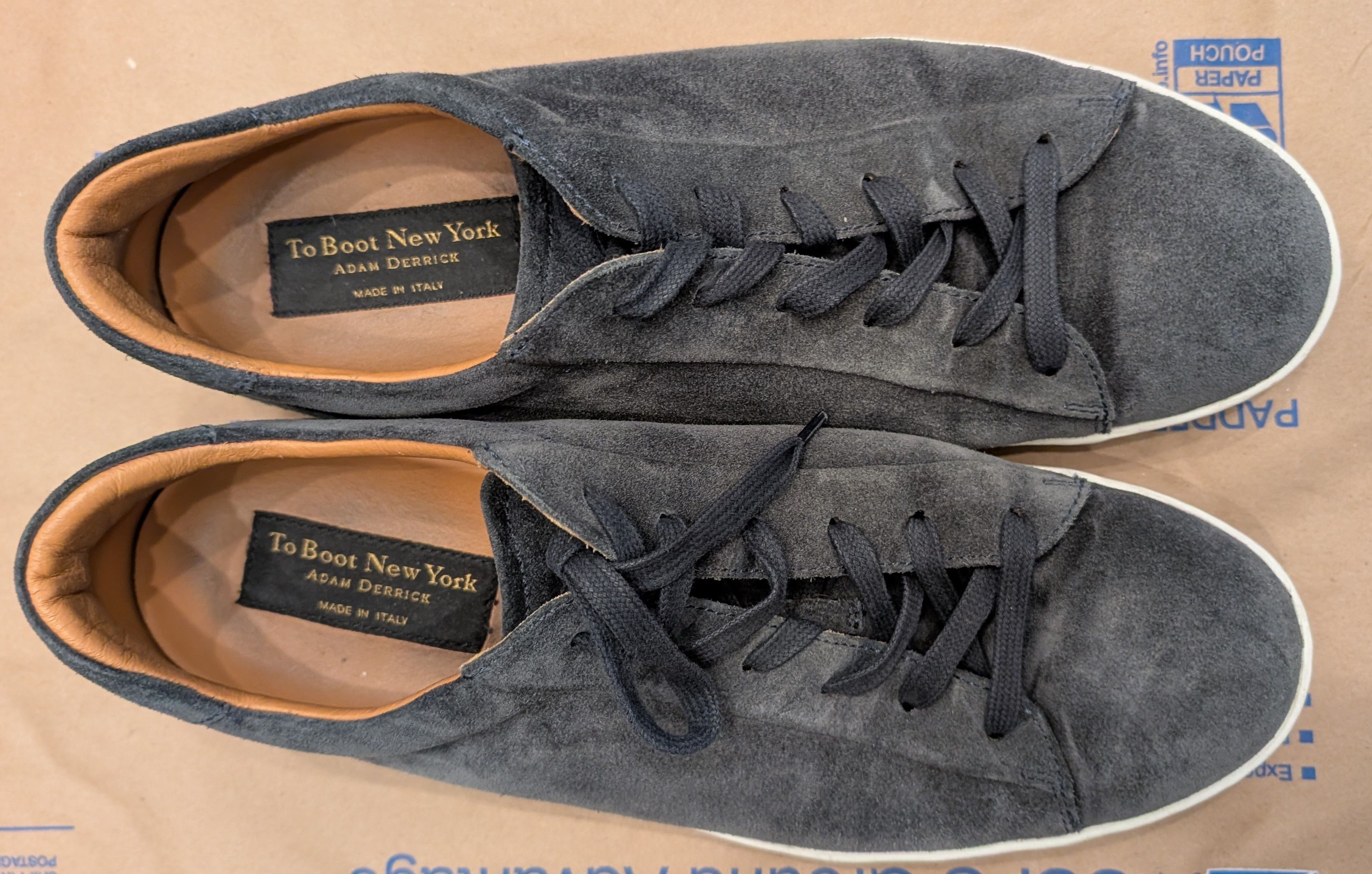 To Boot New York To Boot New York Adam Derrick Suede Leather Sneakers Size US 13 / EU 46 - 4 Thumbnail
