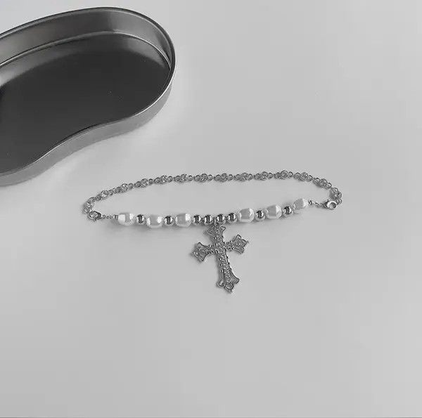 VIBE Cross Goth Necklace Chain Size ONE SIZE - 3 Thumbnail
