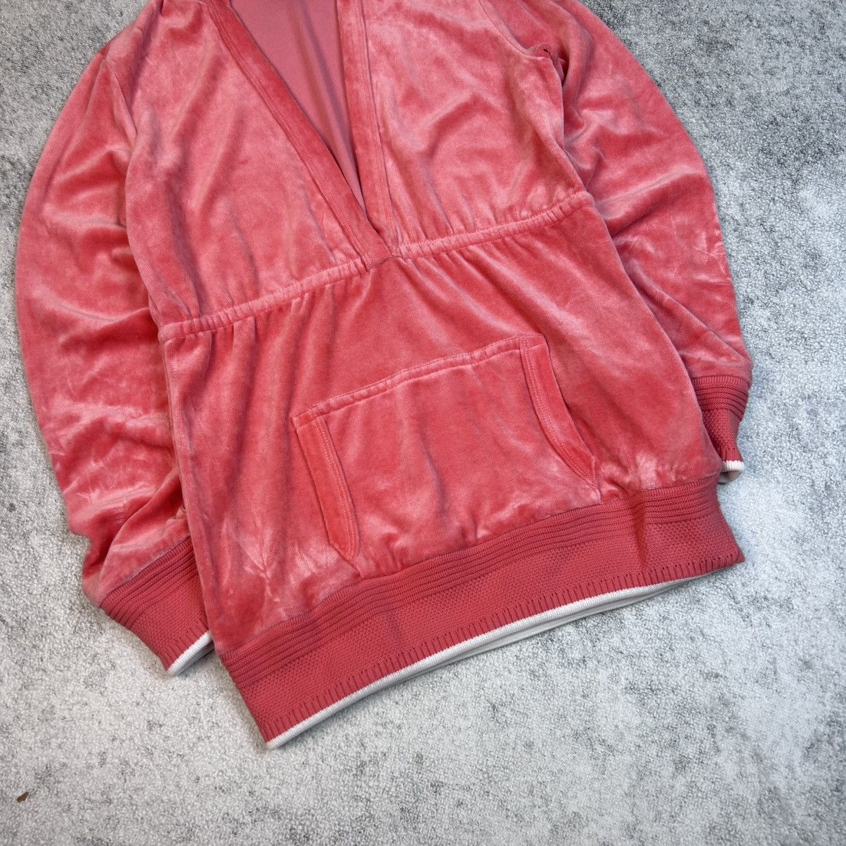 Moncler Moncler W v-neck pink hoodie Size S / US 4 / IT 40 - 7 Thumbnail