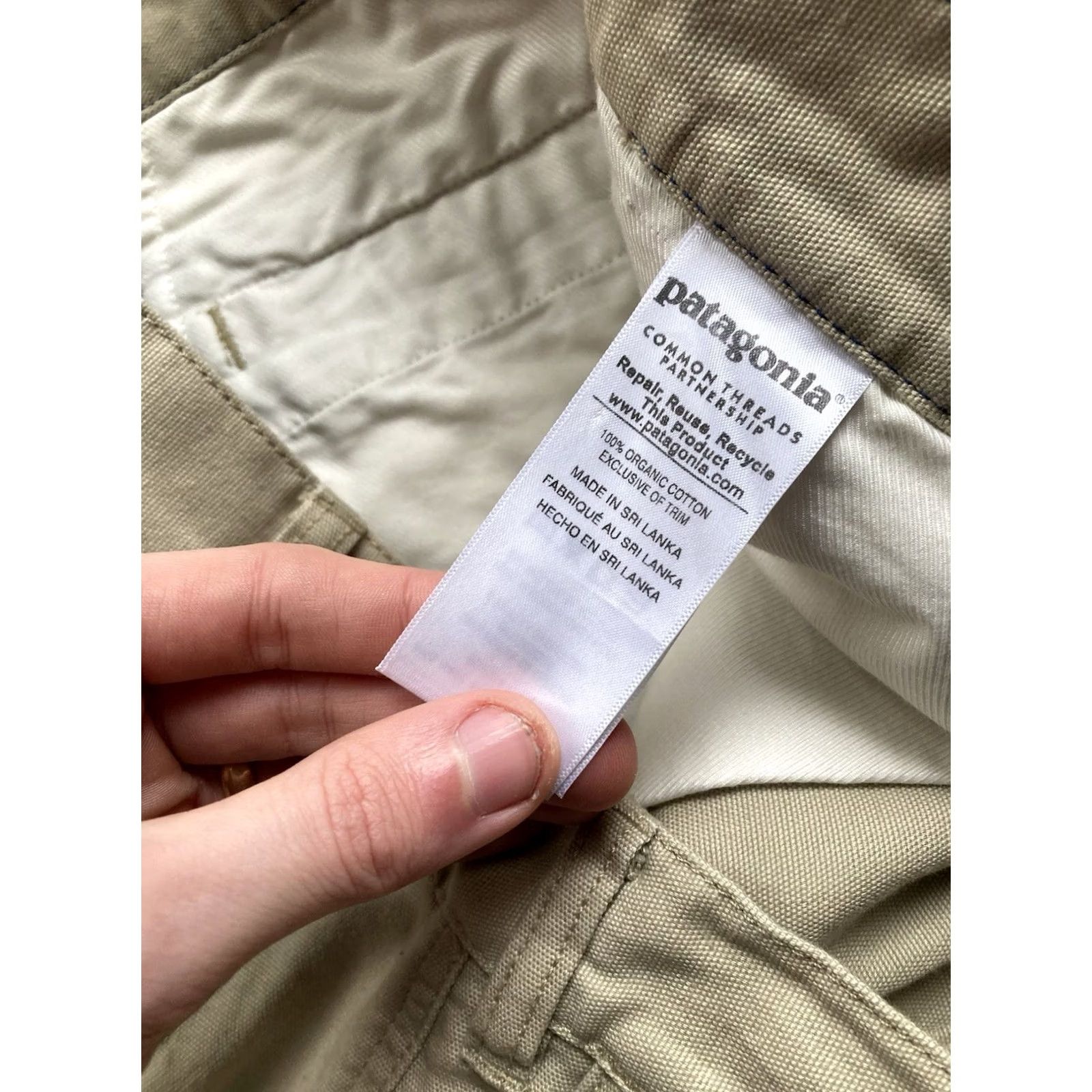 Patagonia Patagonia Pants Mens Size 36x31 Beige Canvas Utility Khaki Cotton Duck Size US 36 / EU 52 - 7 Thumbnail