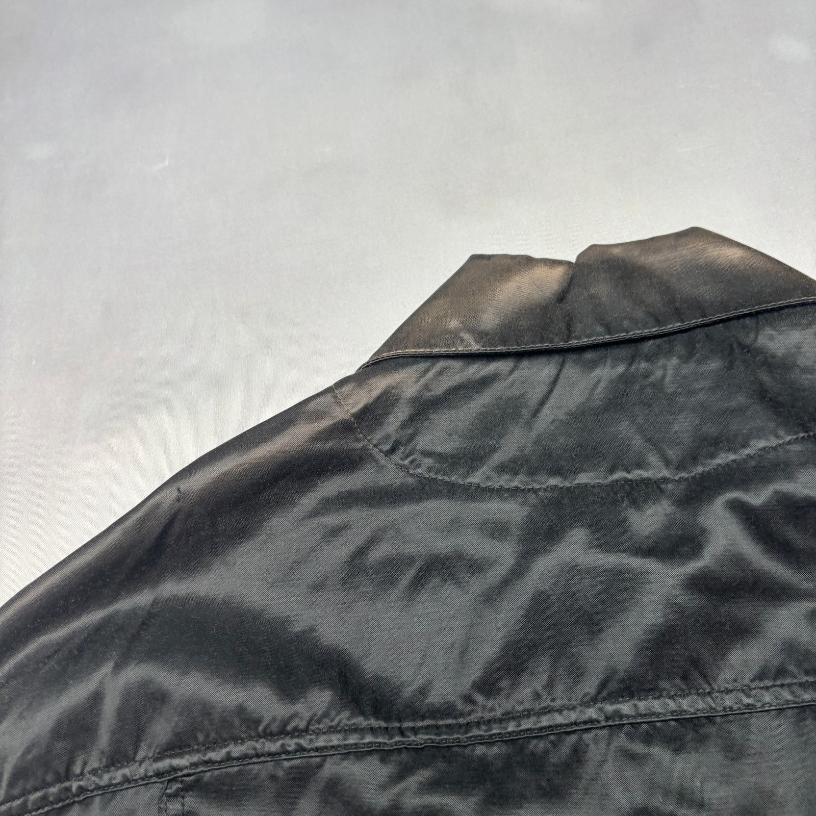 Katharine Hamnett London Vintage Katherinne Hamnett Denim Black Textured Trucker XL Size US XL / EU 56 / 4 - 8 Thumbnail