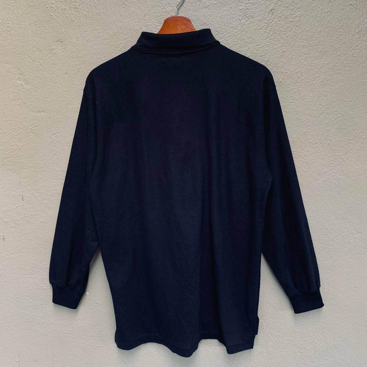 Ferrari Vintage FERRARI Embroidered Logo Pocket Long Sleeve Polo Tee Size US M / EU 48-50 / 2 - 2 Thumbnail