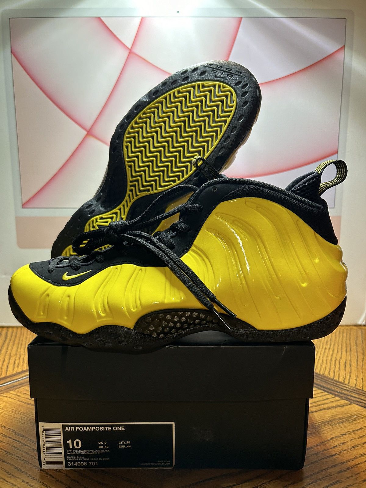 Nike air foamposite wu tang hot sale