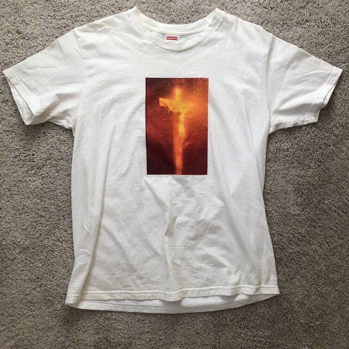 Supreme christ hot sale tee