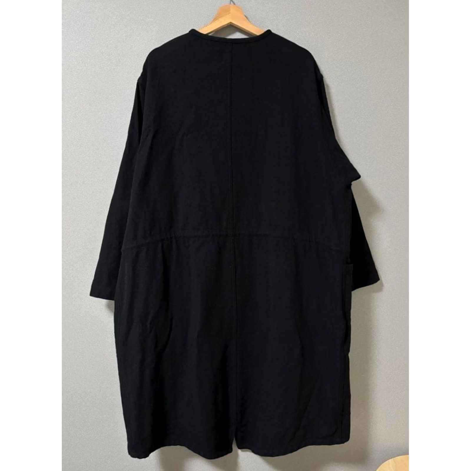 Orslow OrSlow Collarless Wool Coat Fishtail Black Made in Japan Men's Size S Size US S / EU 44-46 / 1 - 3 Thumbnail