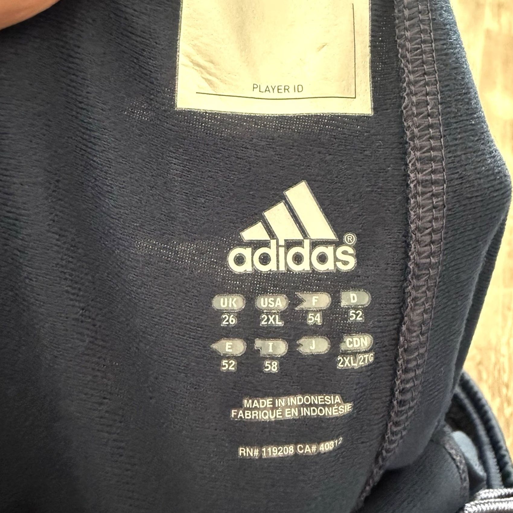 Adidas adidas Track Pants Womens 2XL Navy Blue 3-Stripe Team Performance Pockets Elastic Waist Ankle Zip NEW Size 40" / US 18 - 2 Thumbnail