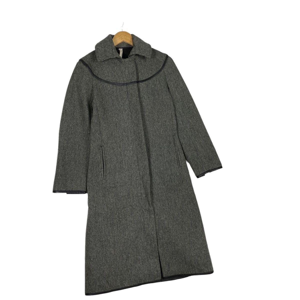 Designer × Silas Silas women wool overcoat jacket Size XS / US 0-2 / IT 36-38 - 3 Thumbnail