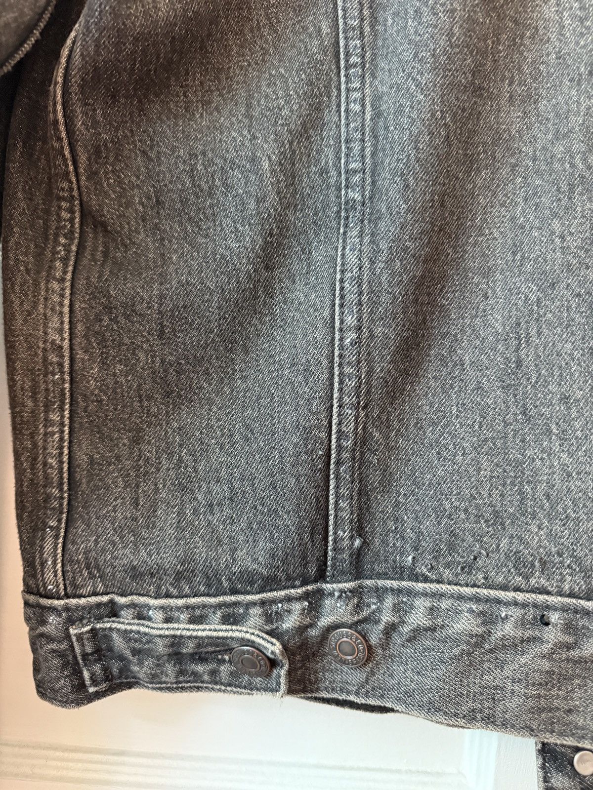Levi's Washed Black Sample Type III Denim Jacket Size US M / EU 48-50 / 2 - 12 Thumbnail